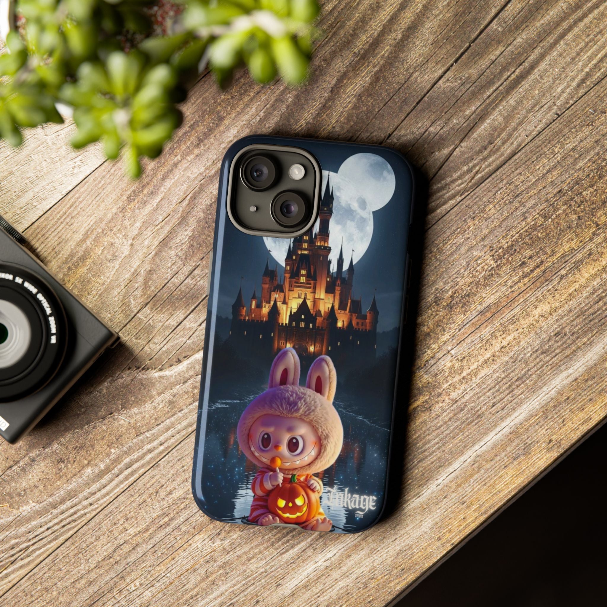 Labubu Halloween On Disney Boat Tough Phone Cases (Season, Animation)