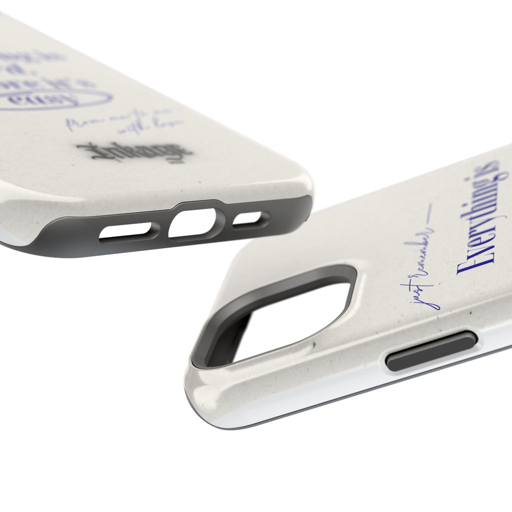 "Everything is hard, before it's easy" Magnetic Phone Case (Quote)