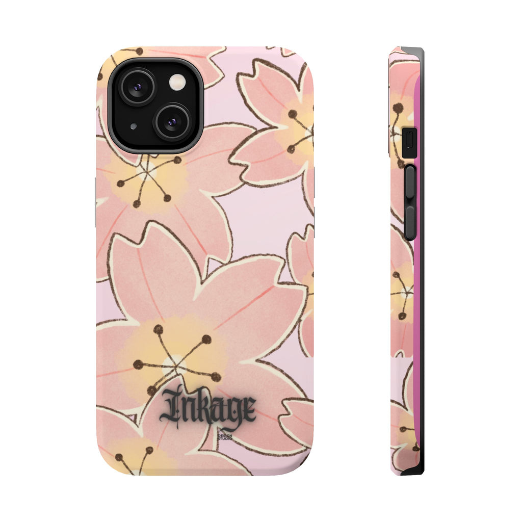 Charming Floral Magnetic Phone Case (Minimal)