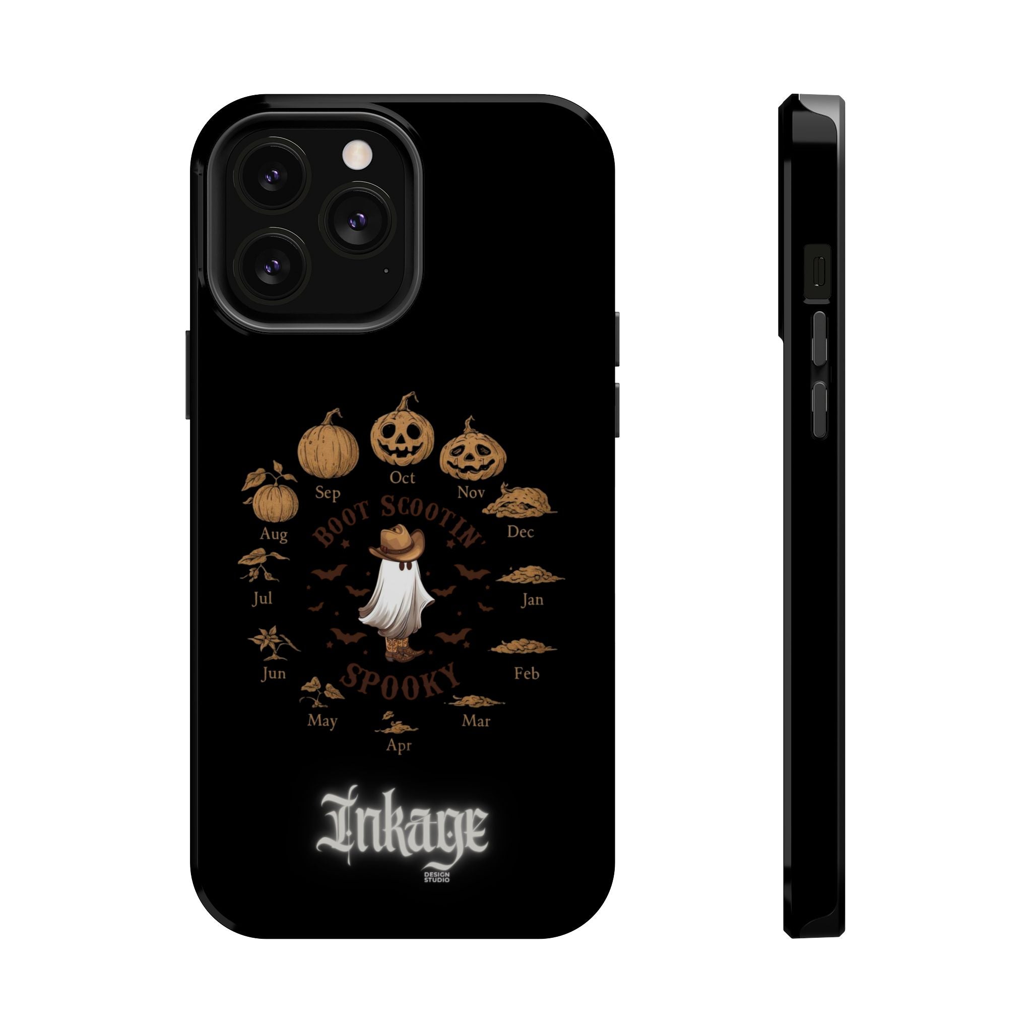 Spooky Boot Halloween Pumpkin Magnetic Phone Case (Season)