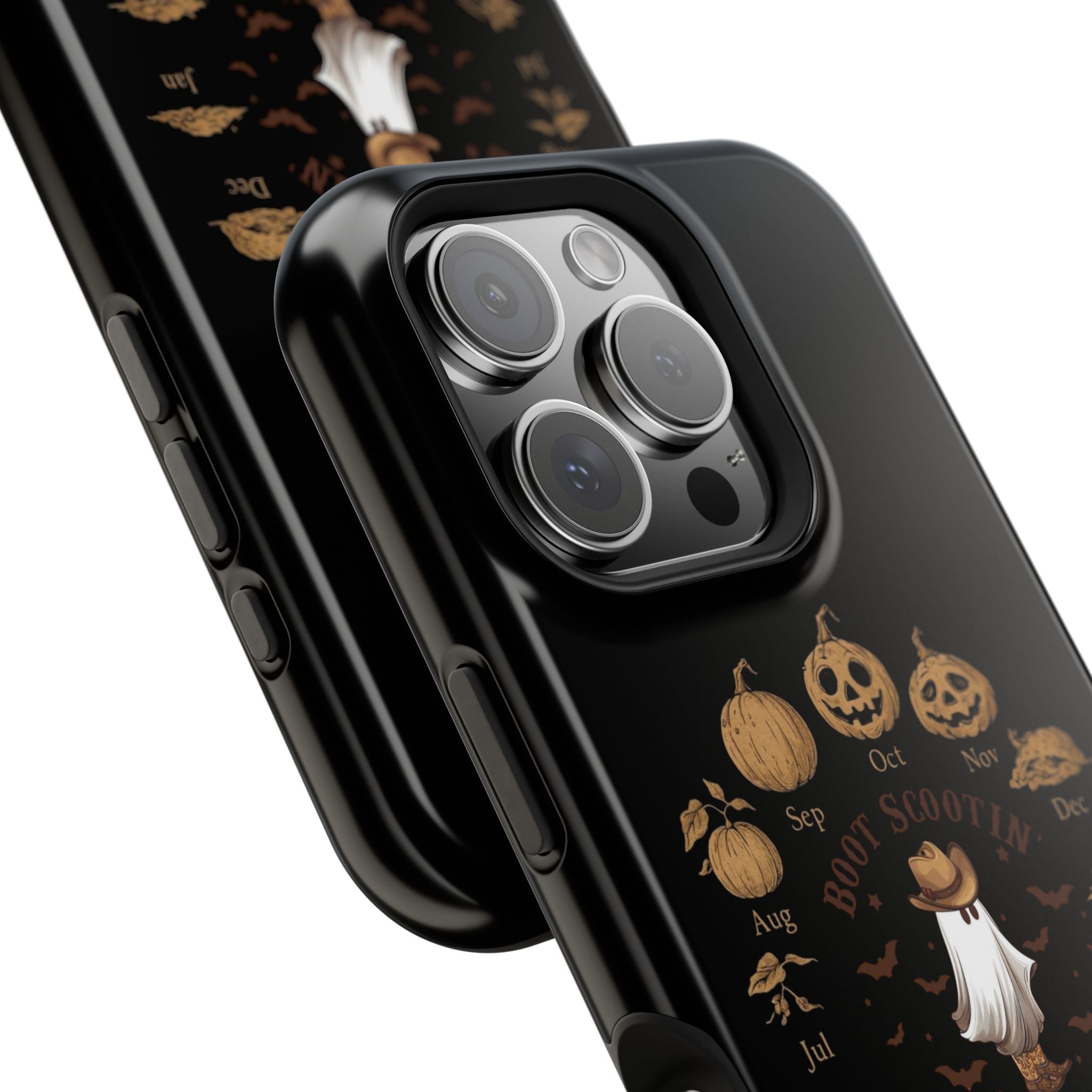 Spooky Boot Halloween Pumpkin Magnetic Phone Case (Season)