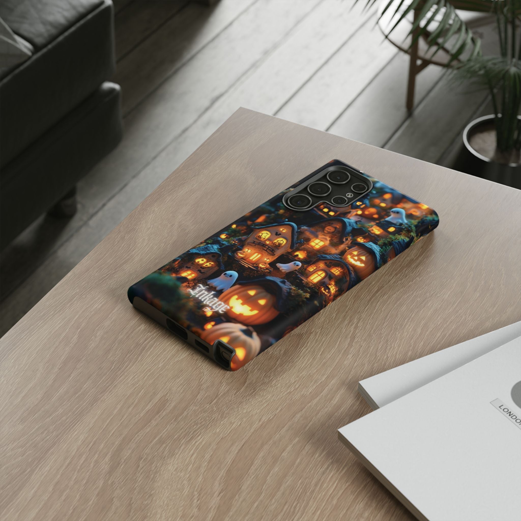 Spooky Pumpkin Village Tough Phone Cases (Season)
