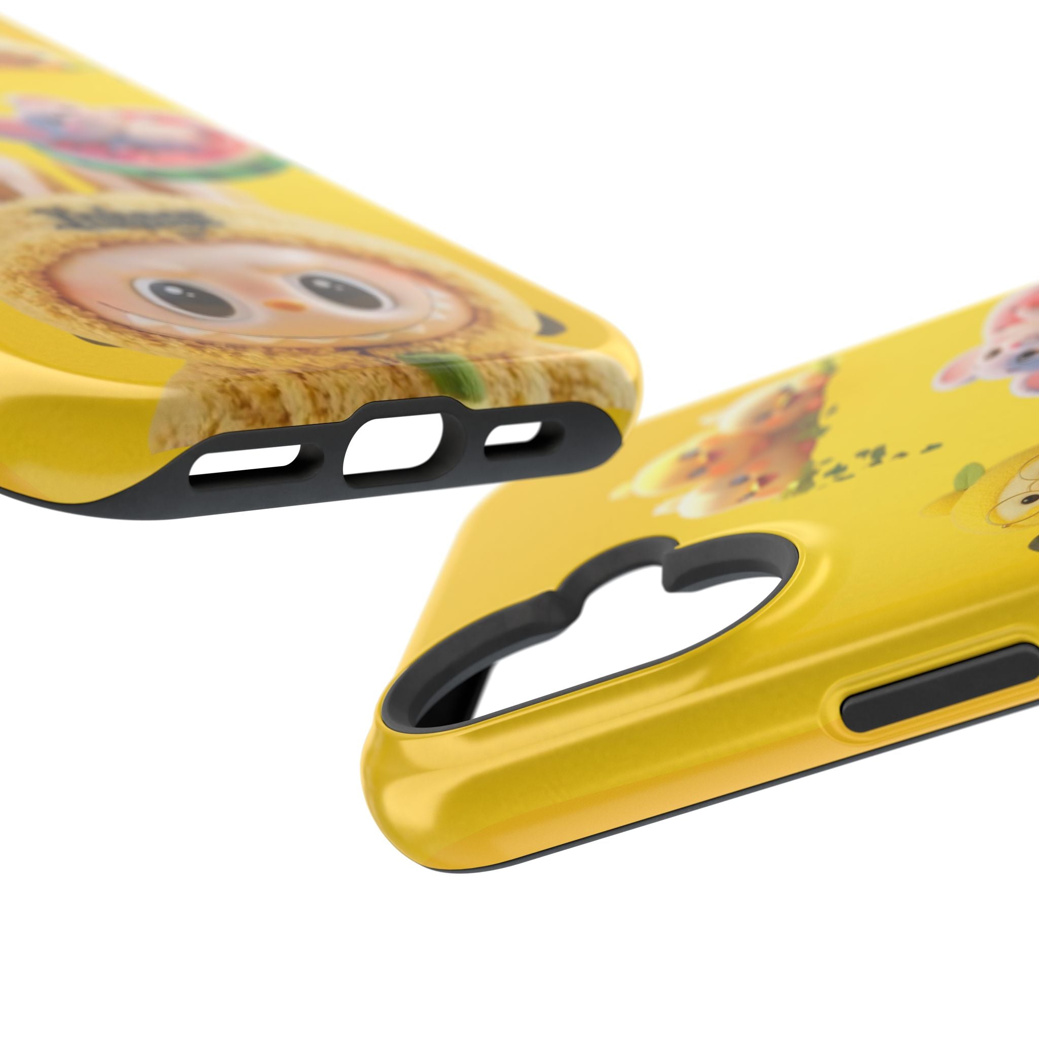 Yellow Cutie Labubu Magnetic Phone Cases (Animation)