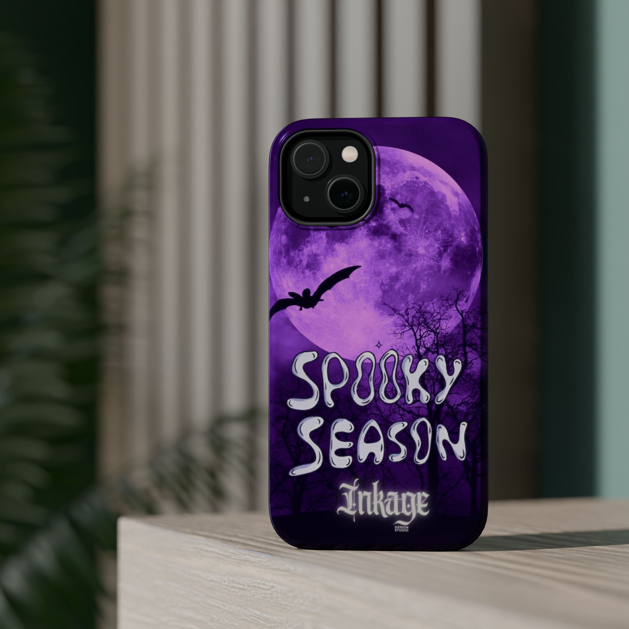 Purple Spooky Season Magnetic Phone Cases (Season)