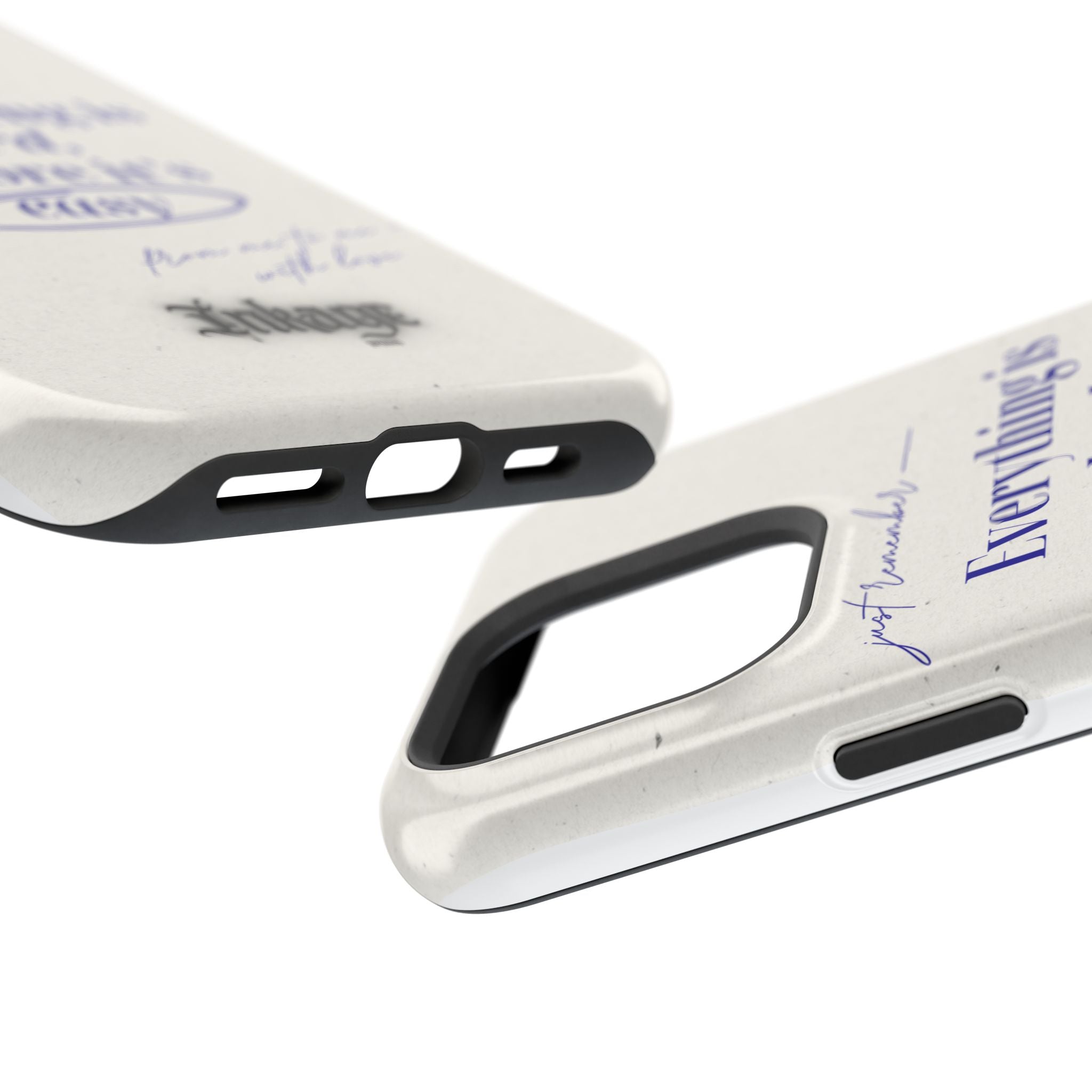 "Everything is hard, before it's easy" Magnetic Phone Case (Quote)