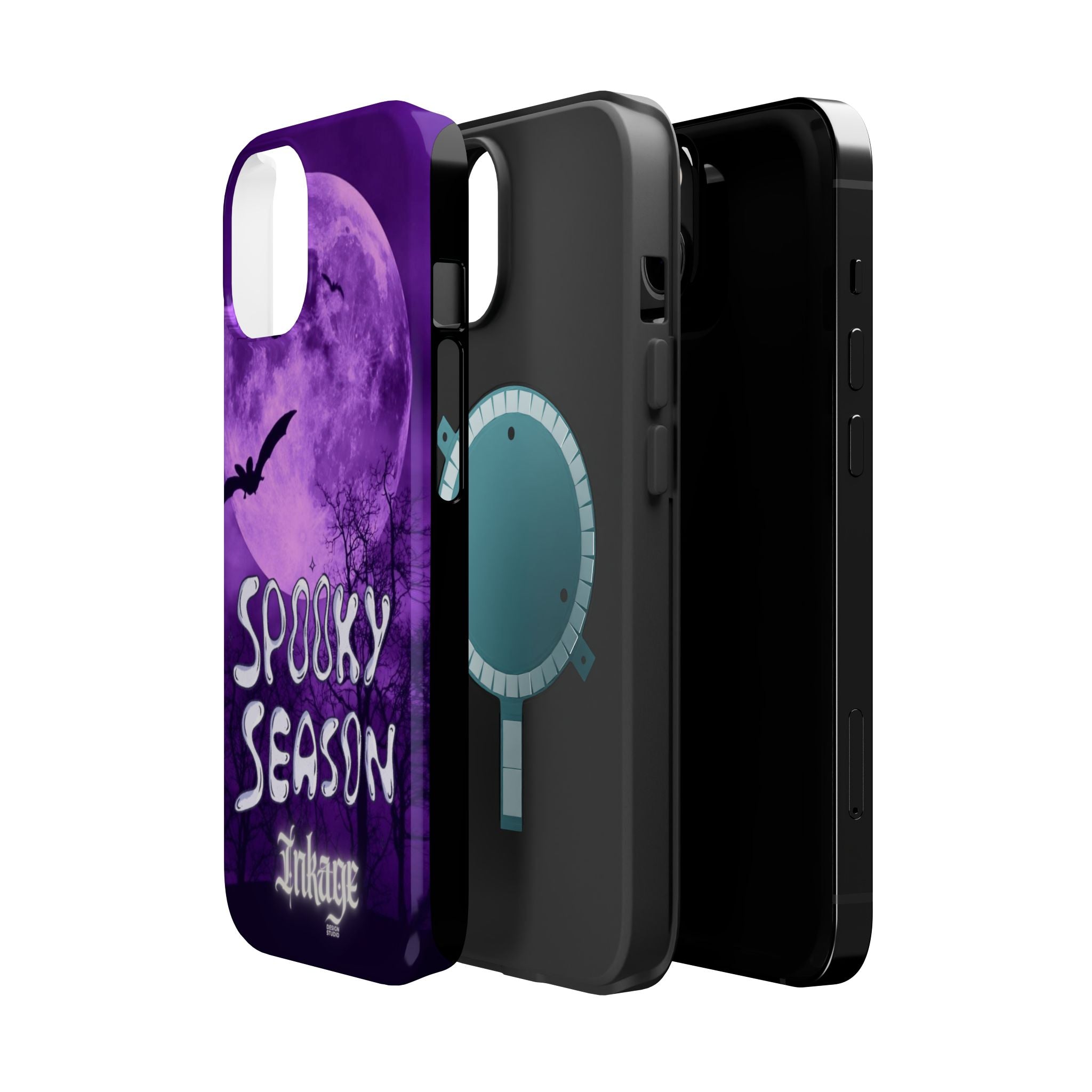 Purple Spooky Season Magnetic Phone Cases (Season)