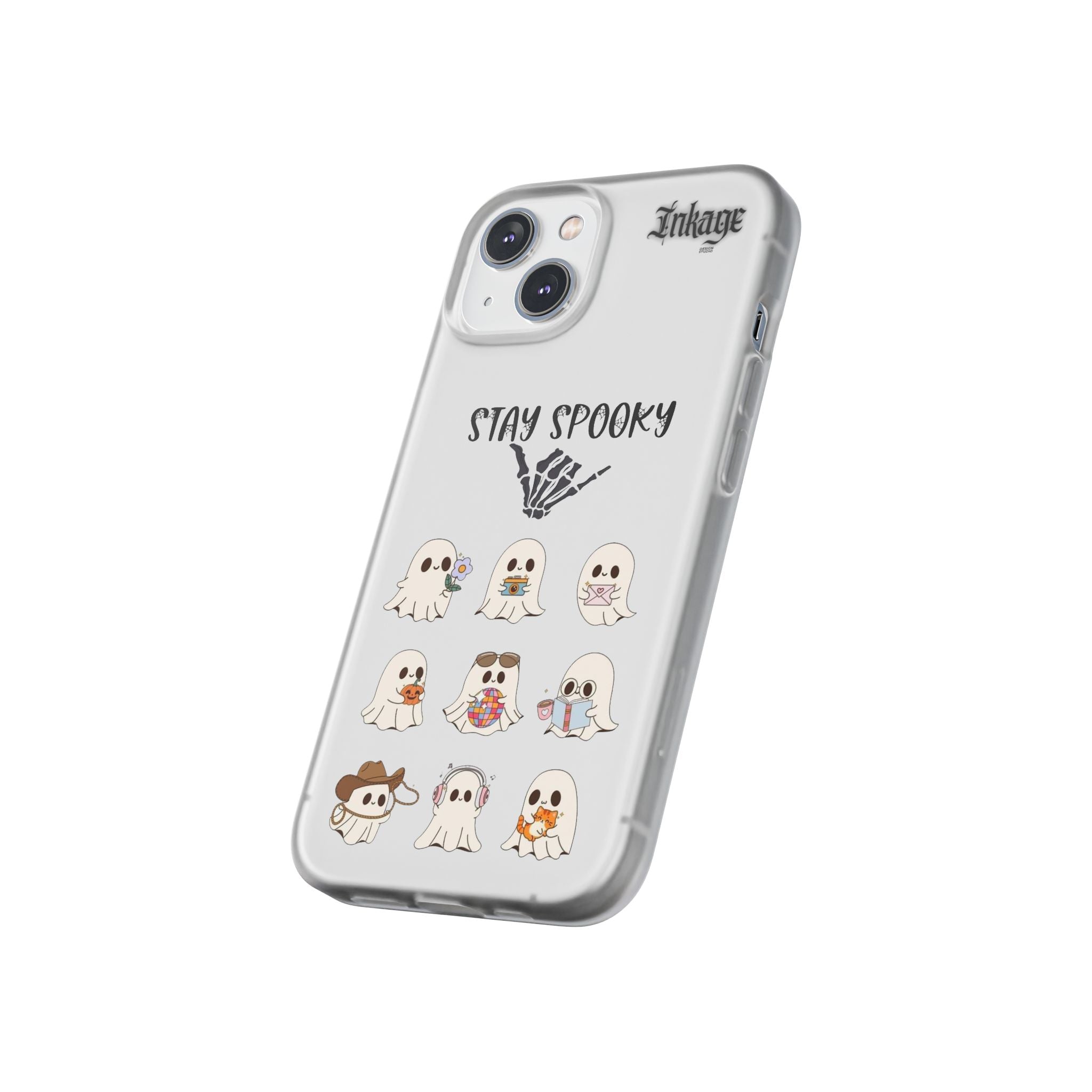 Stay Spooky Clear Phone Cases (Season)