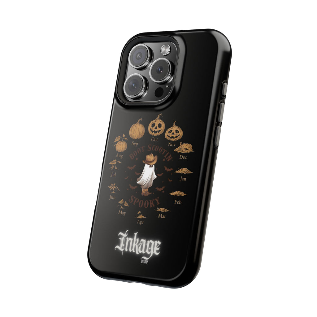 Spooky Boot Halloween Pumpkin Magnetic Phone Case (Season)