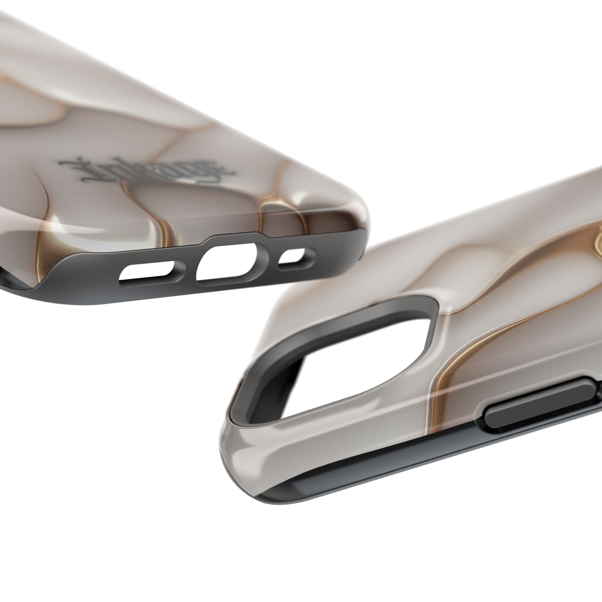 Golden Flow Magnetic Phone Cases (Minimal)
