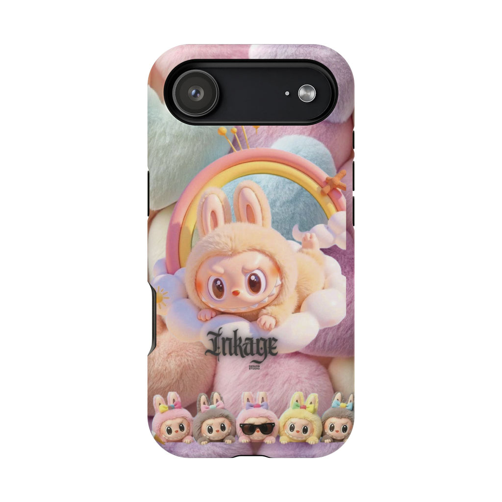 Pastel Rainbow Labubu Magnetic Phone Cases(Animation)