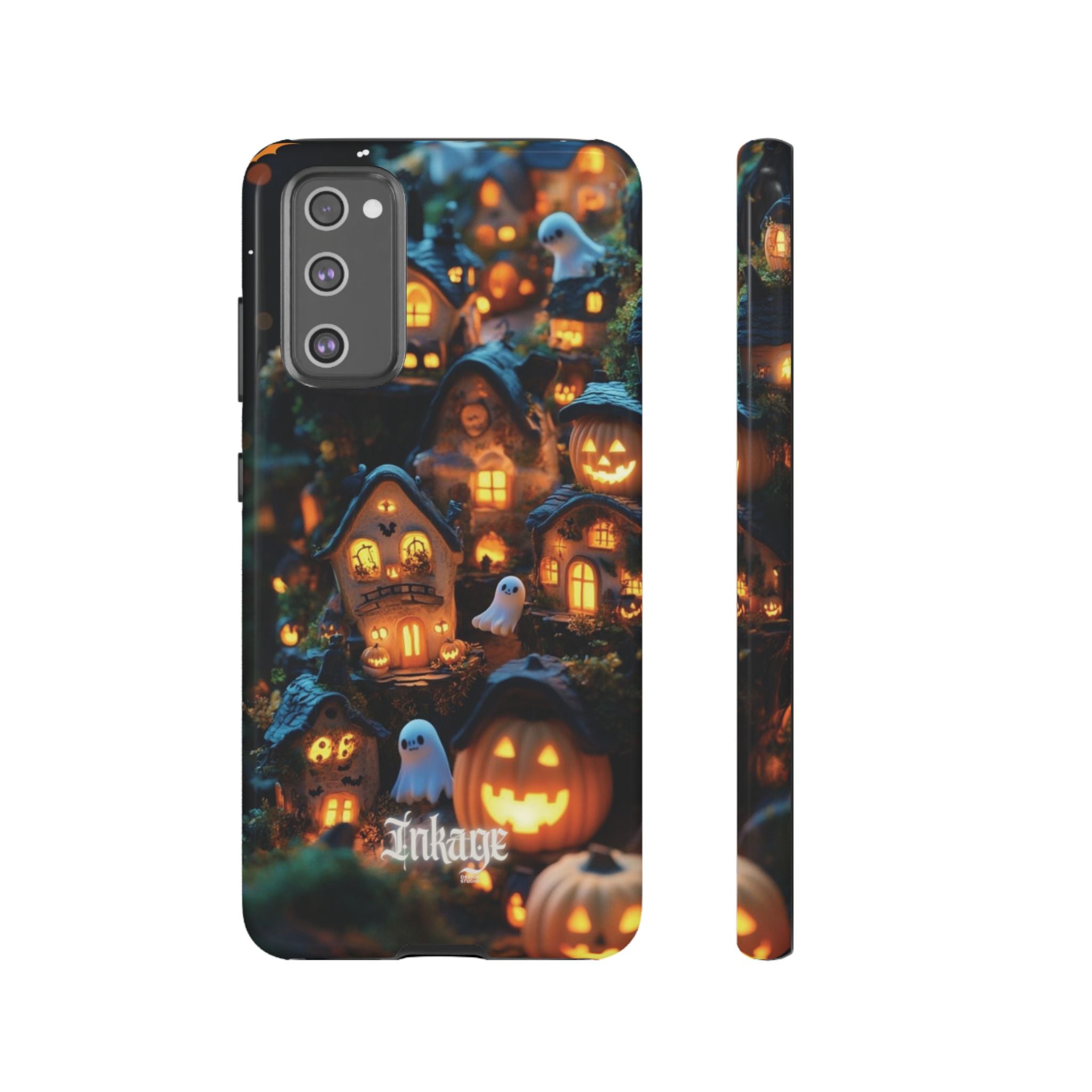 Spooky Pumpkin Village Tough Phone Cases (Season)