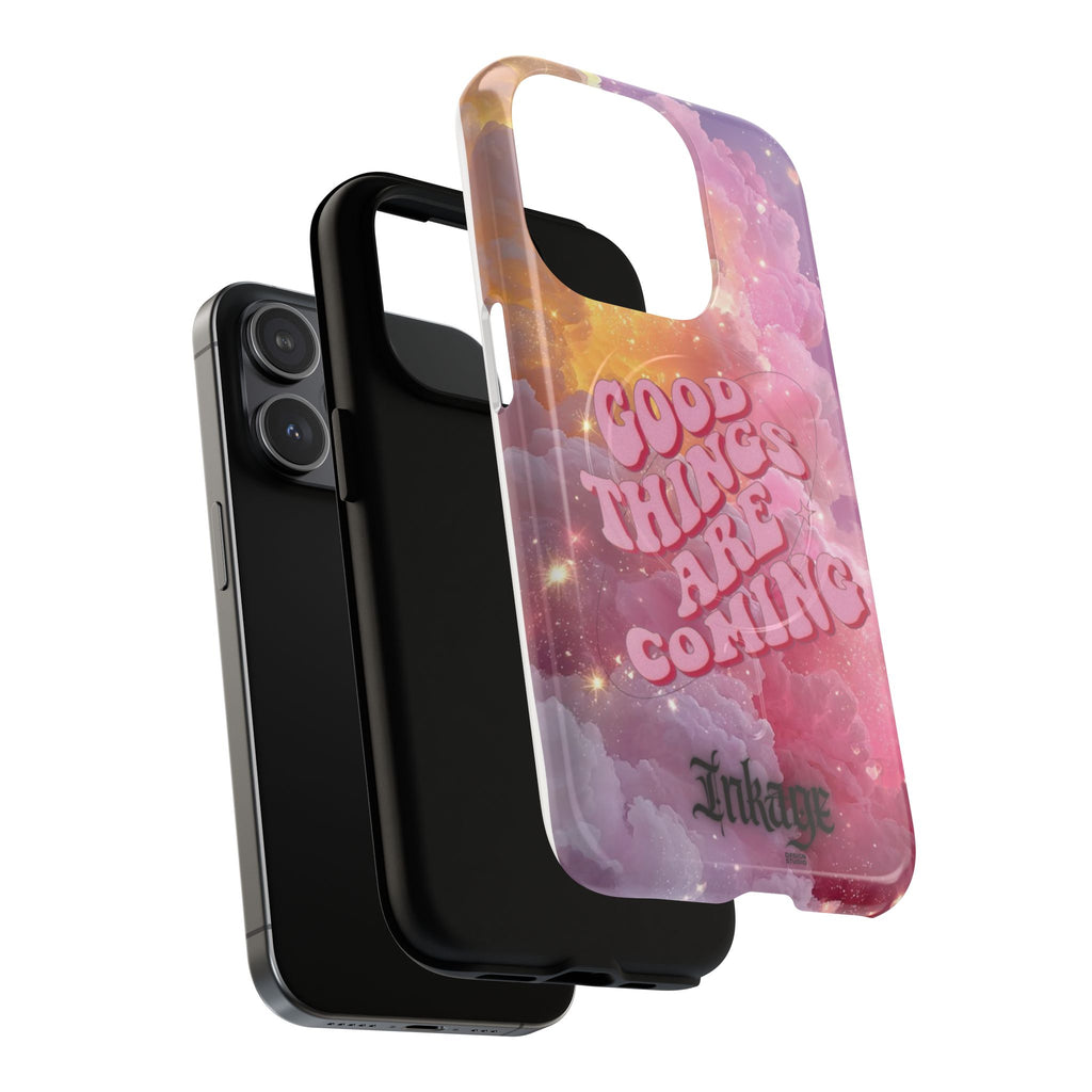 "Good Things Are Coming" with Tough Magnetic Phone Cases (Quote)
