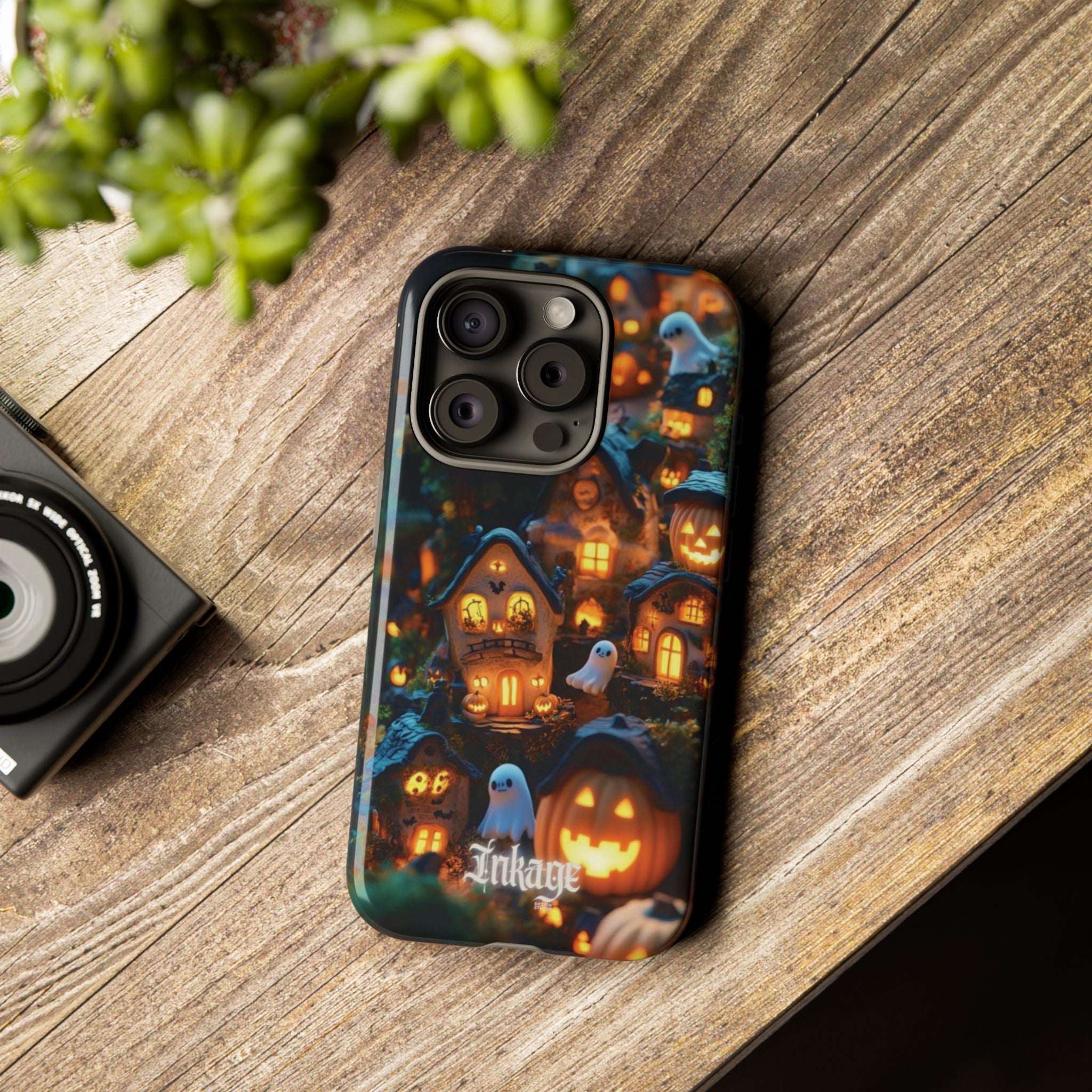 Spooky Pumpkin Village Tough Phone Cases (Season)