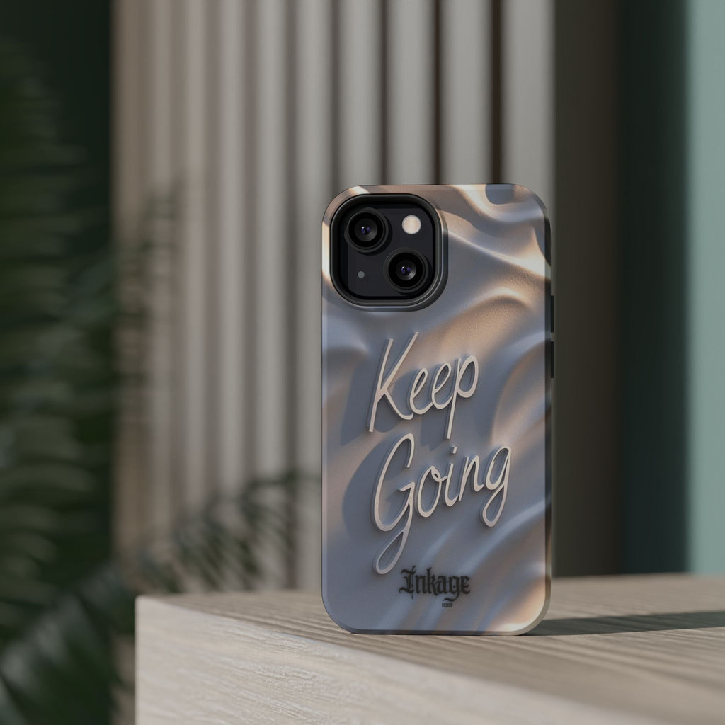 "Keep Going" Magnetic Phone Cases (Quote)