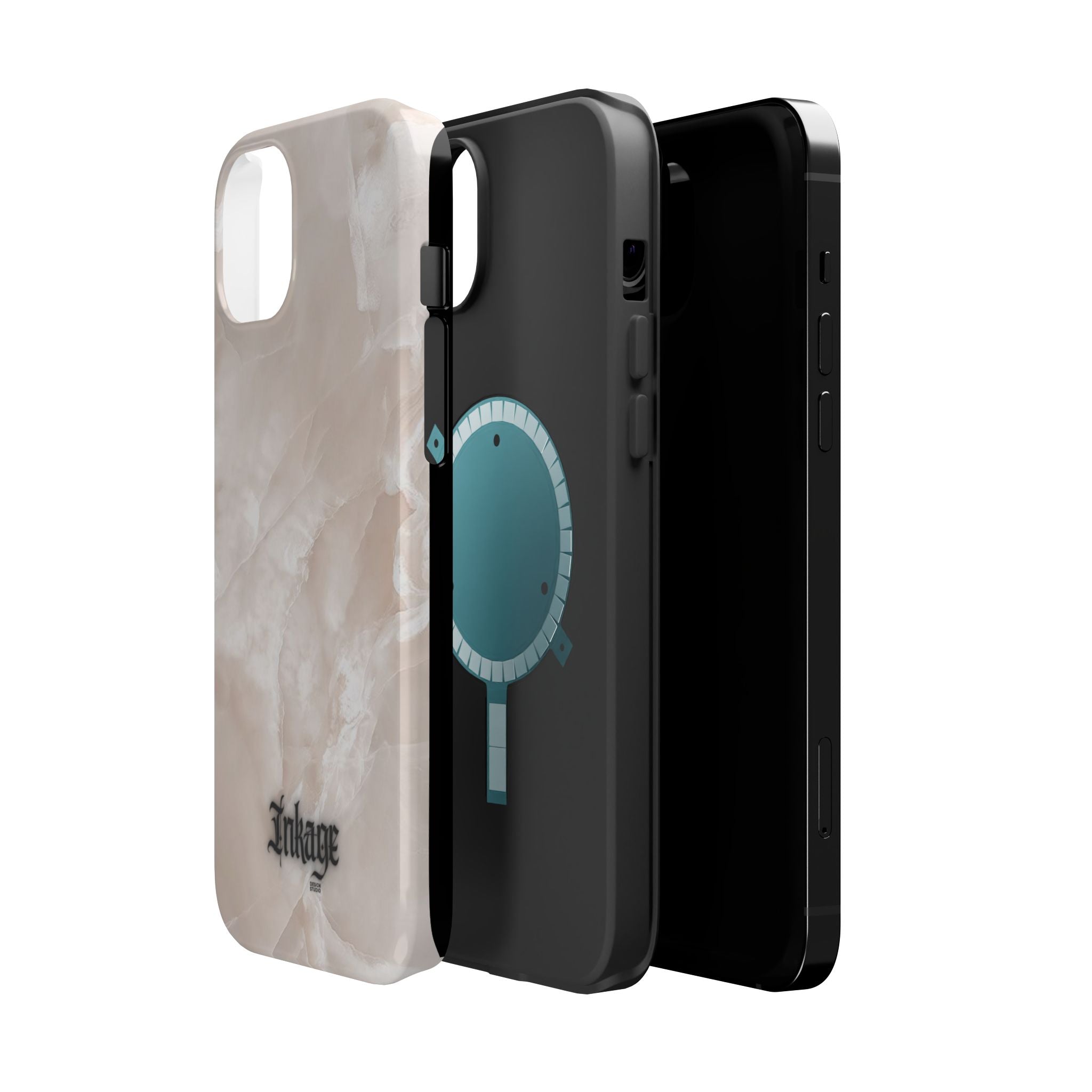 Blush Marble Magnetic Phone Cases (Minimal)