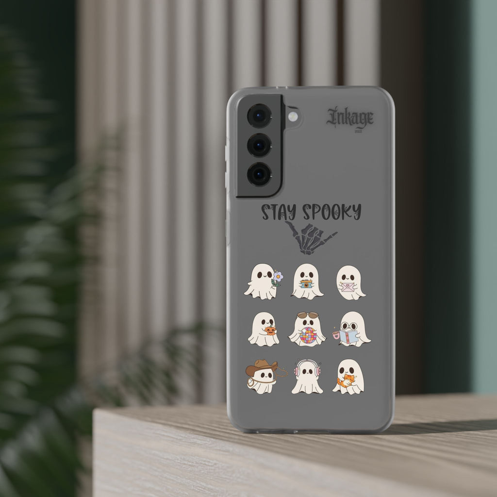 Stay Spooky Clear Phone Cases (Season)
