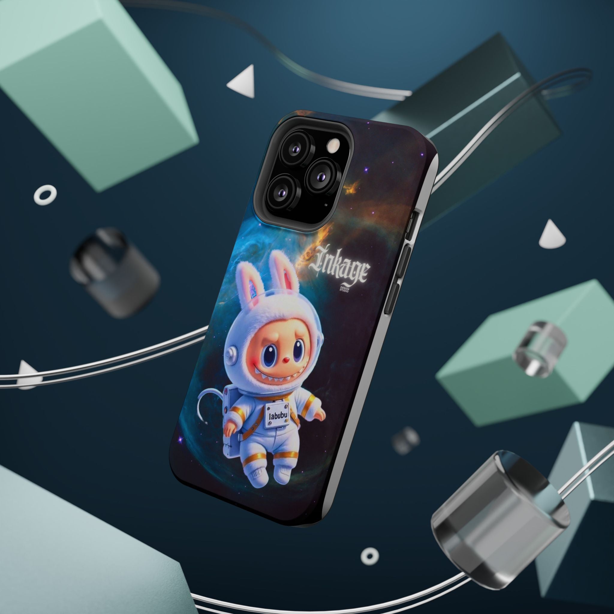 Labubu Astronaut Magnetic Phone Cases (Animation)