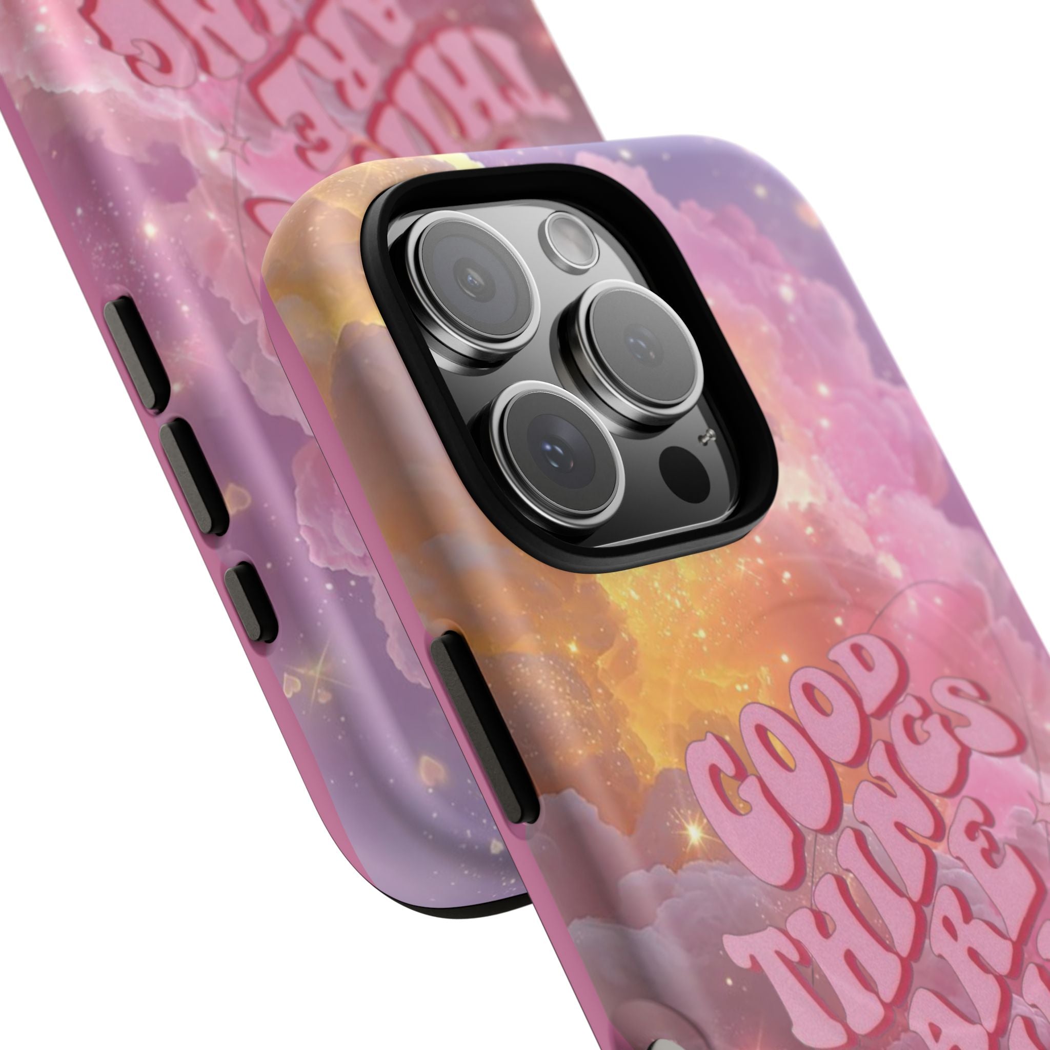 "Good Things Are Coming" with Tough Magnetic Phone Cases (Quote)