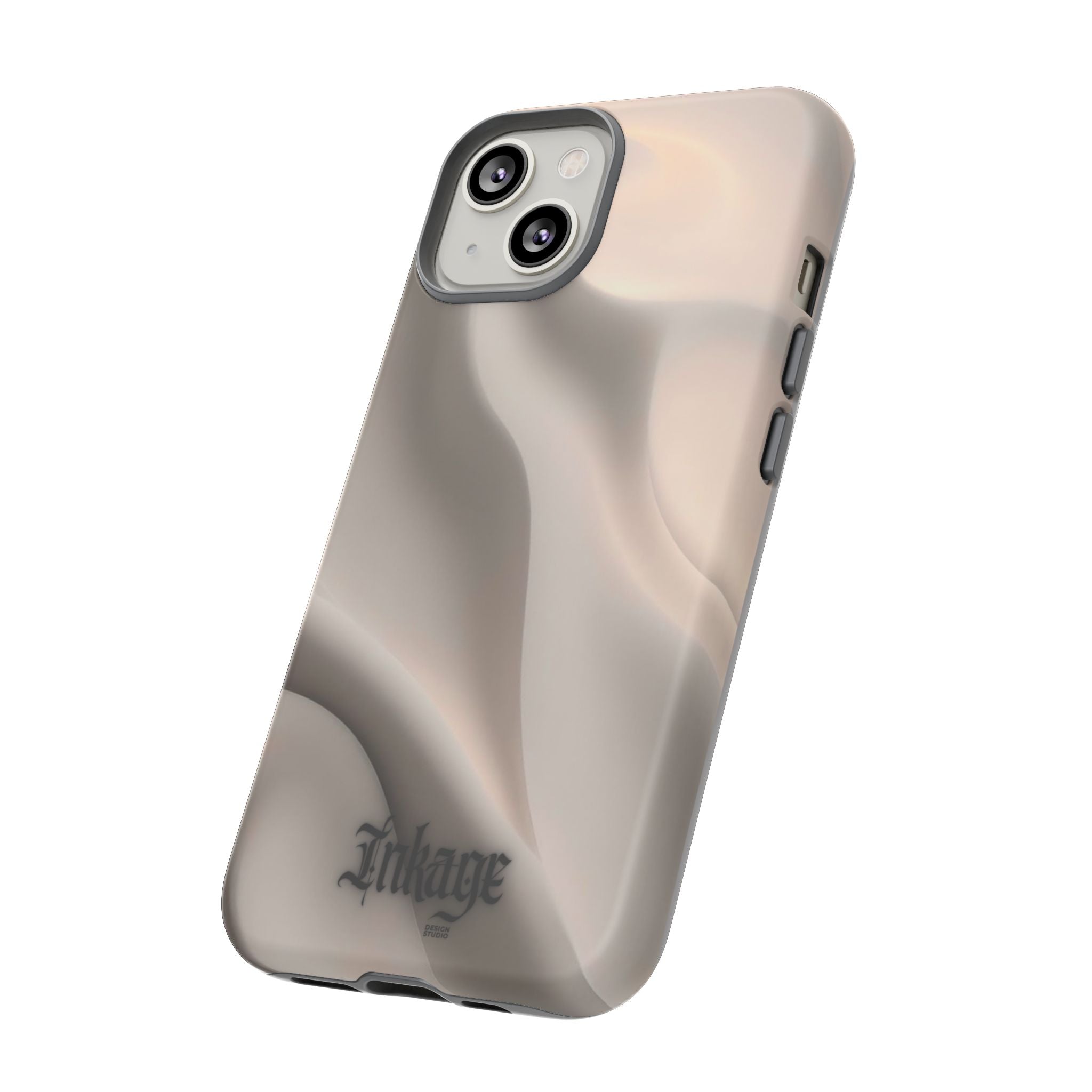 Beige Wavy Flow Tough Phone Case (Minimal)