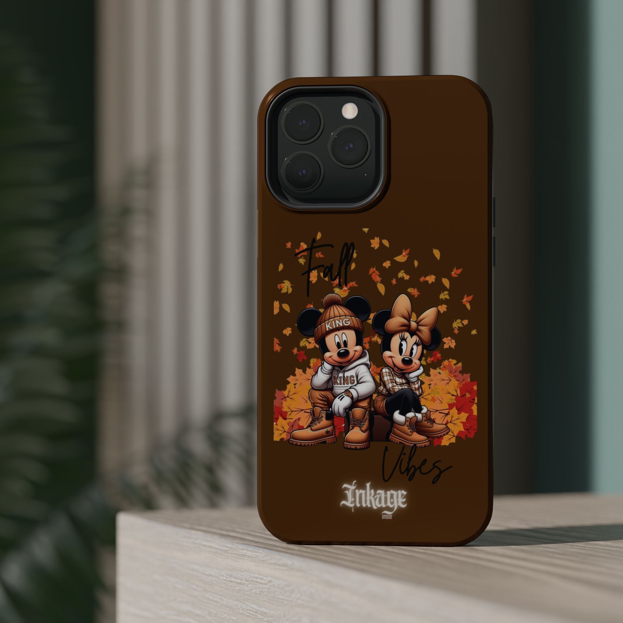 Mickey & Minnie Fall Vibes Magnetic iPhone Cases (Animation)