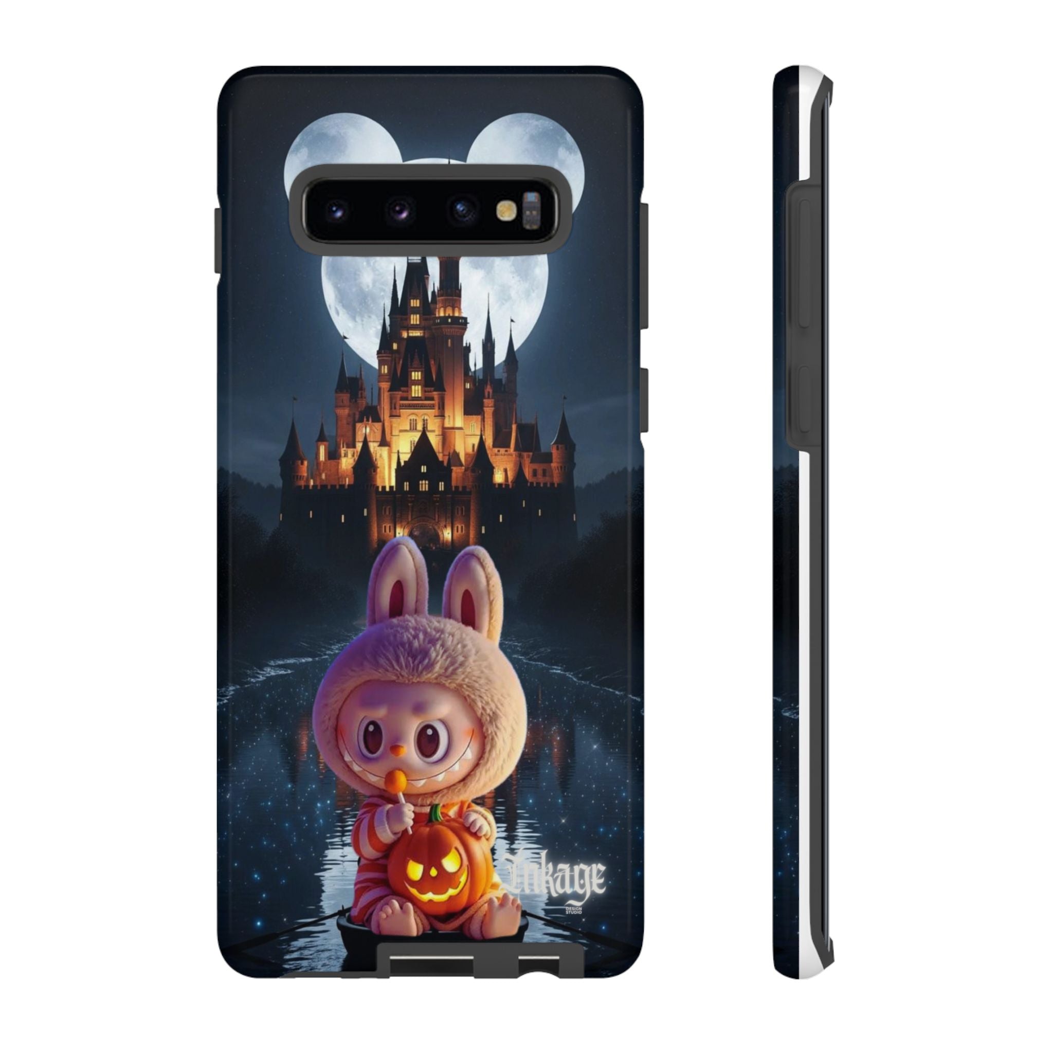 Labubu Halloween On Disney Boat Tough Phone Cases (Season, Animation)