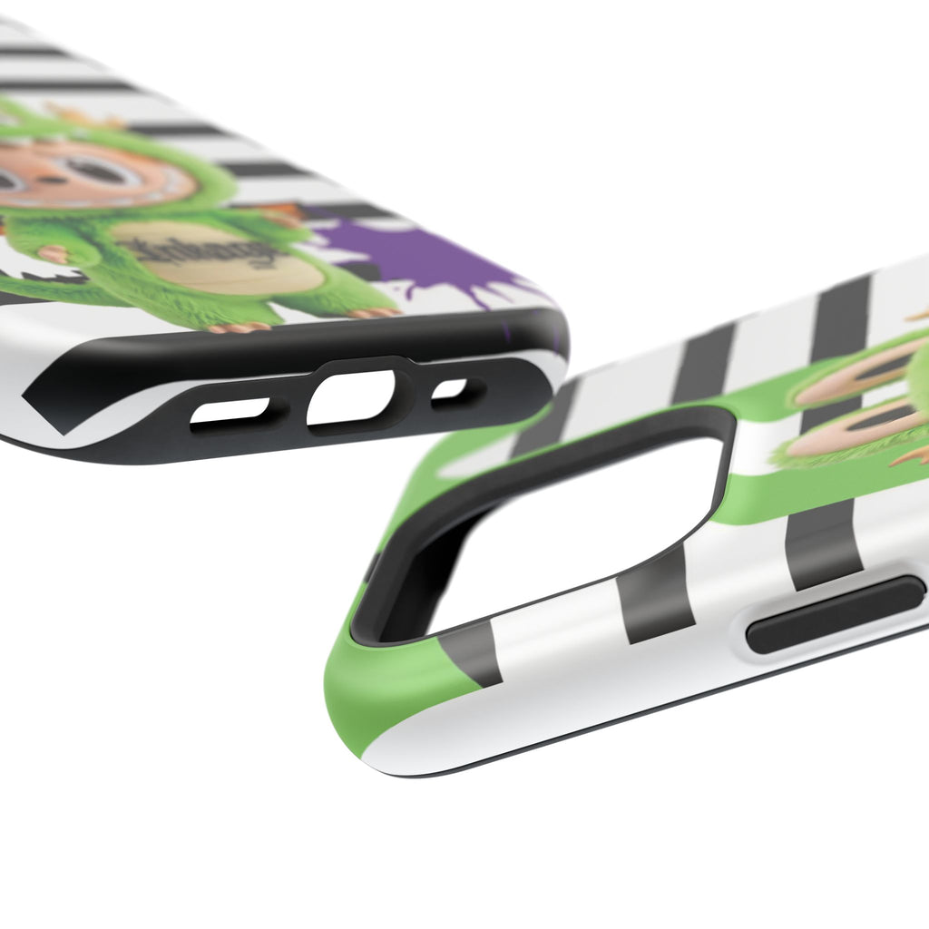 Greenie Labubu Spooky Magnetic Phone Case (Animation)