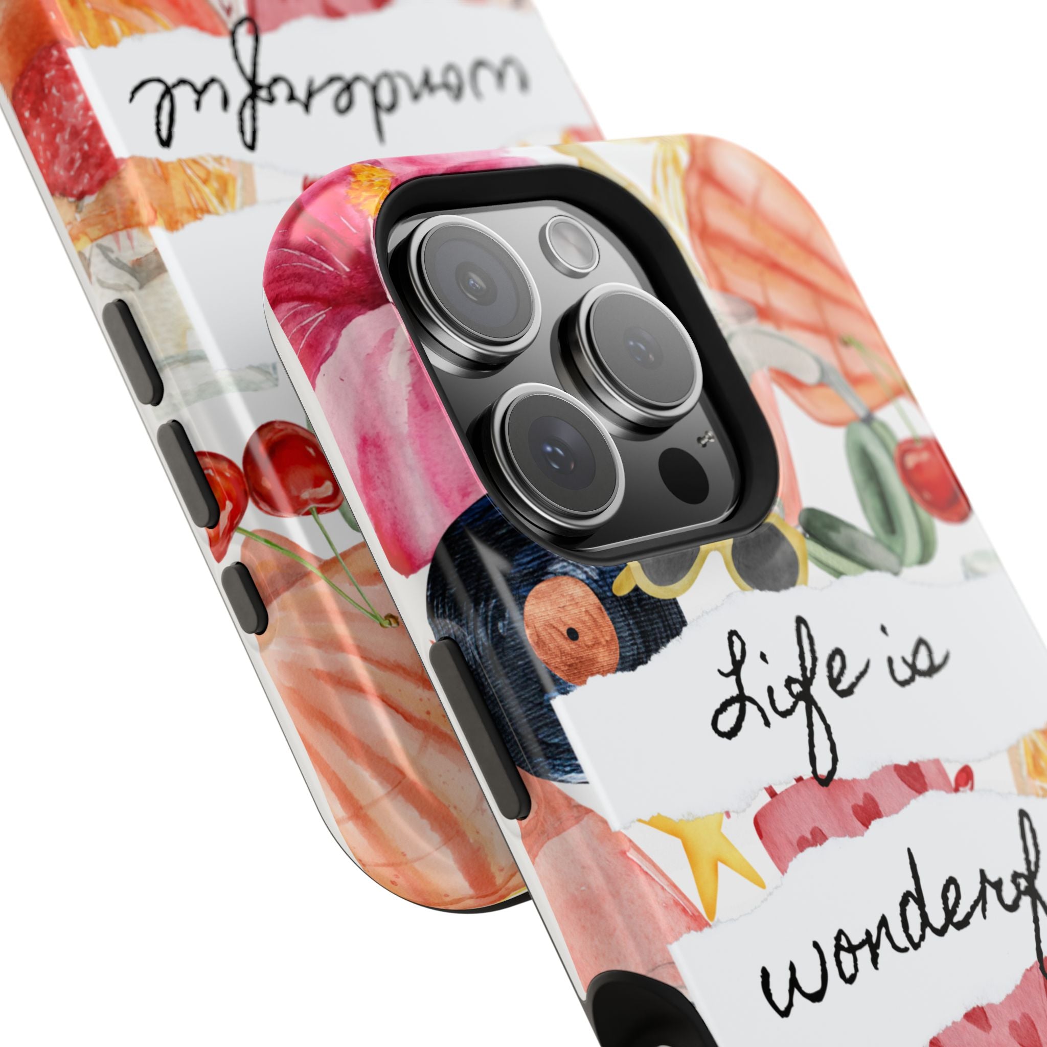 "Life is Wonderful" Quote Magnetic Phone Cases