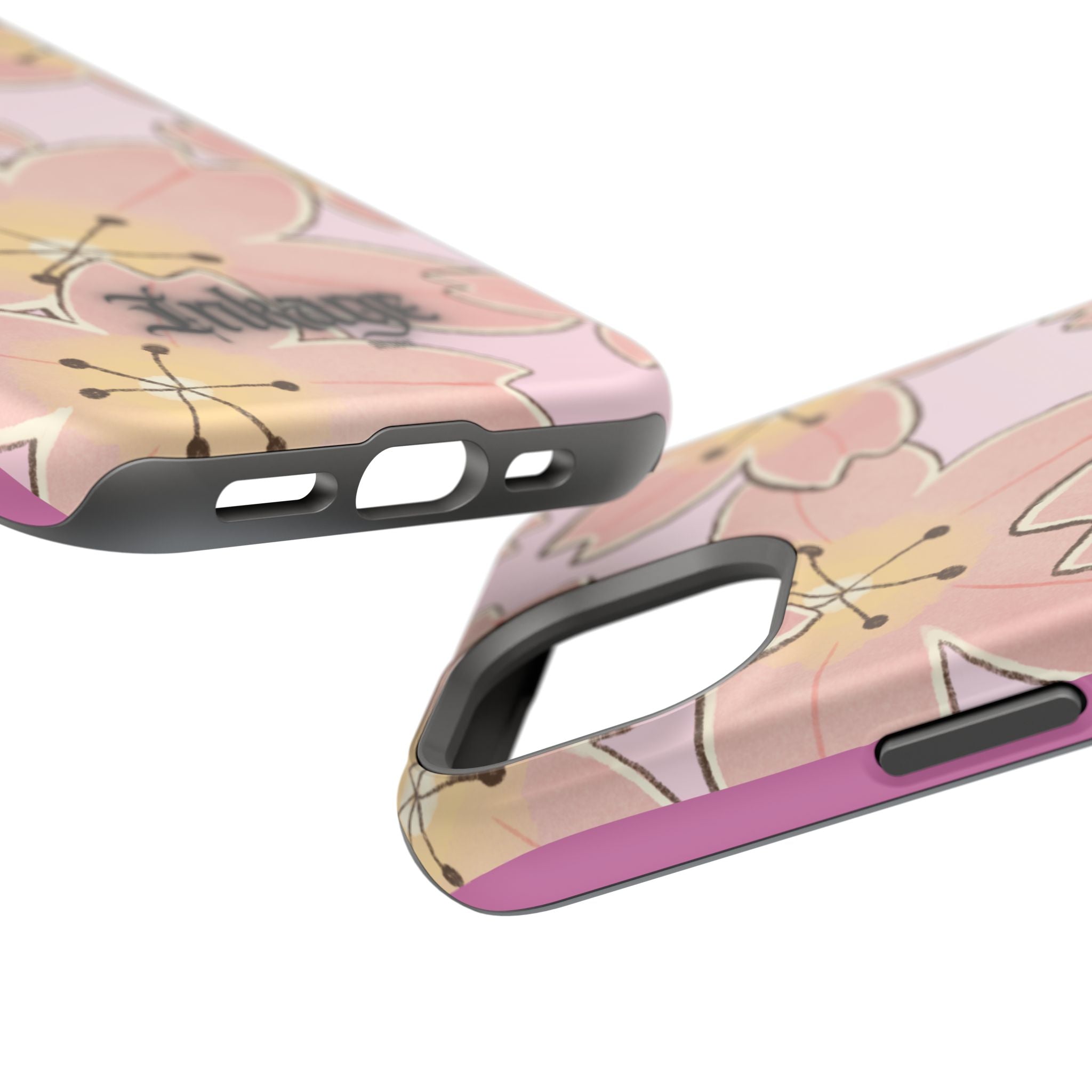 Charming Floral Magnetic Phone Cases (Minimal)