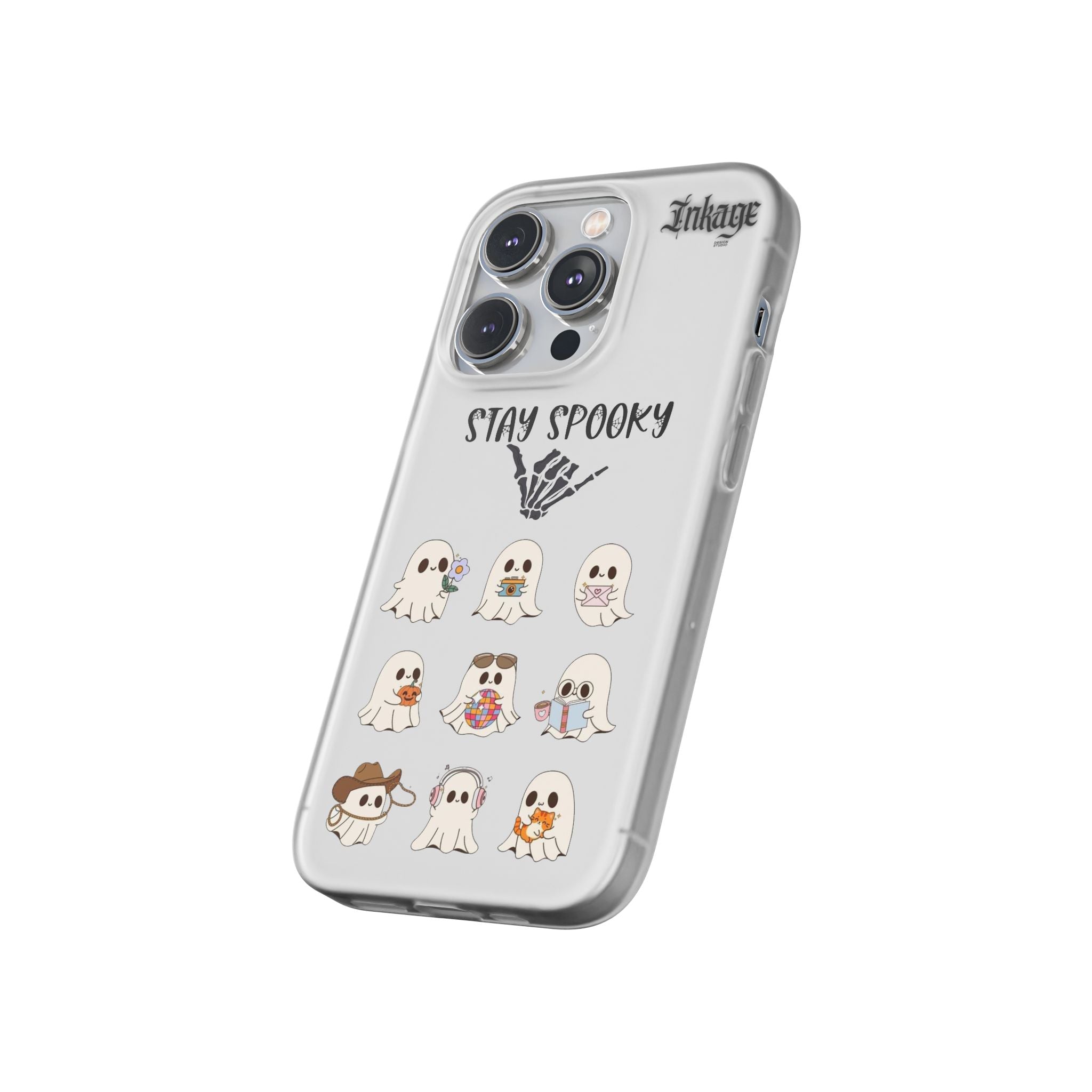 Stay Spooky Clear Phone Cases (Season)