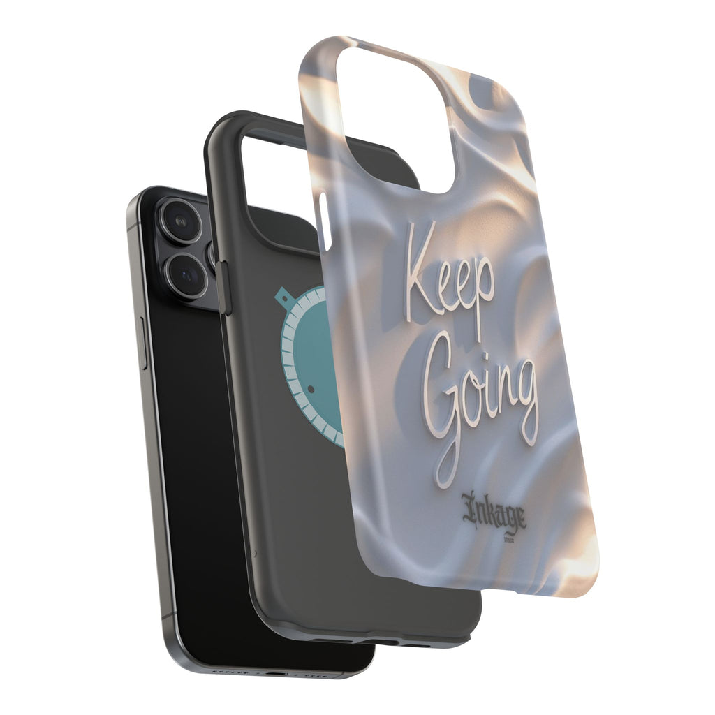 "Keep Going" Magnetic Phone Cases (Quote)