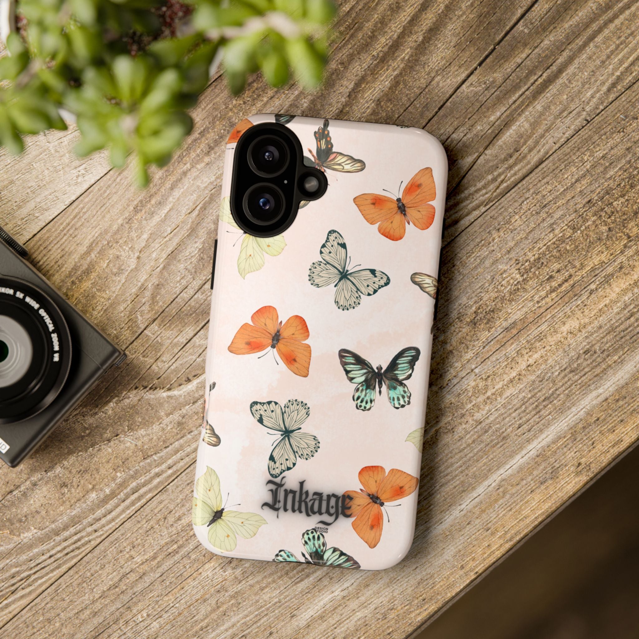 Color Butterfly Tough Phone Case