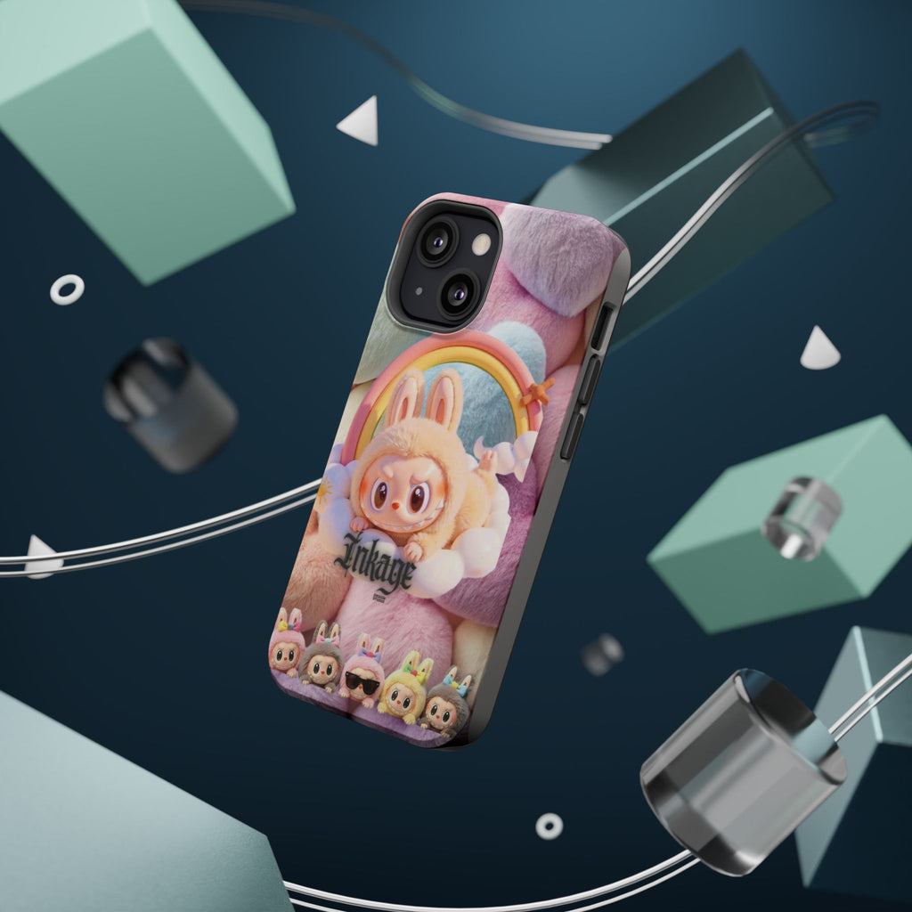 Pastel Rainbow Labubu Magnetic Phone Cases (Animation)