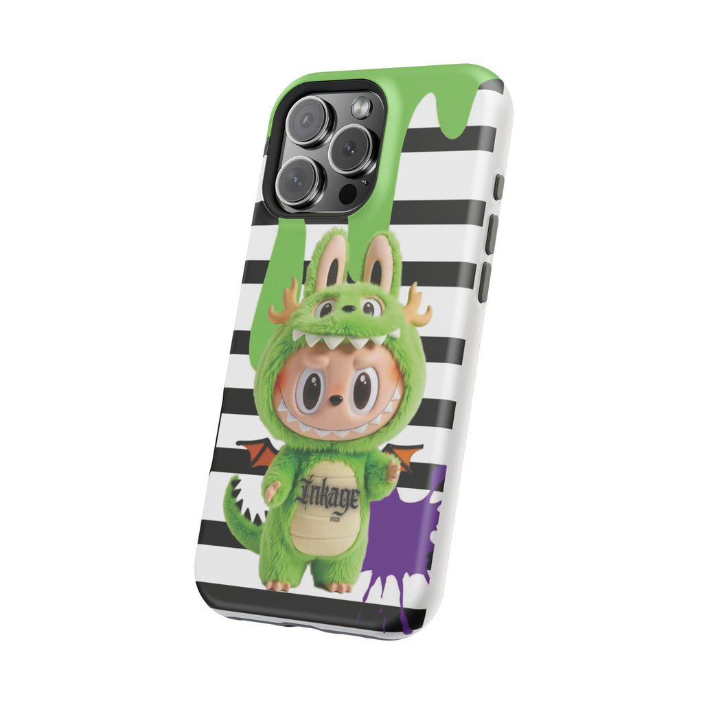 Greenie Labubu Spooky Magnetic Phone Case (Animation)