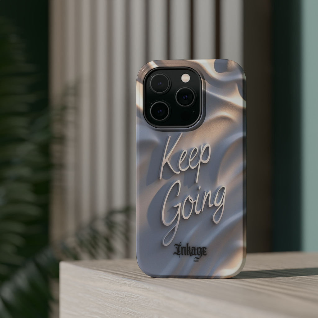 "Keep Going" Magnetic Phone Cases (Quote)