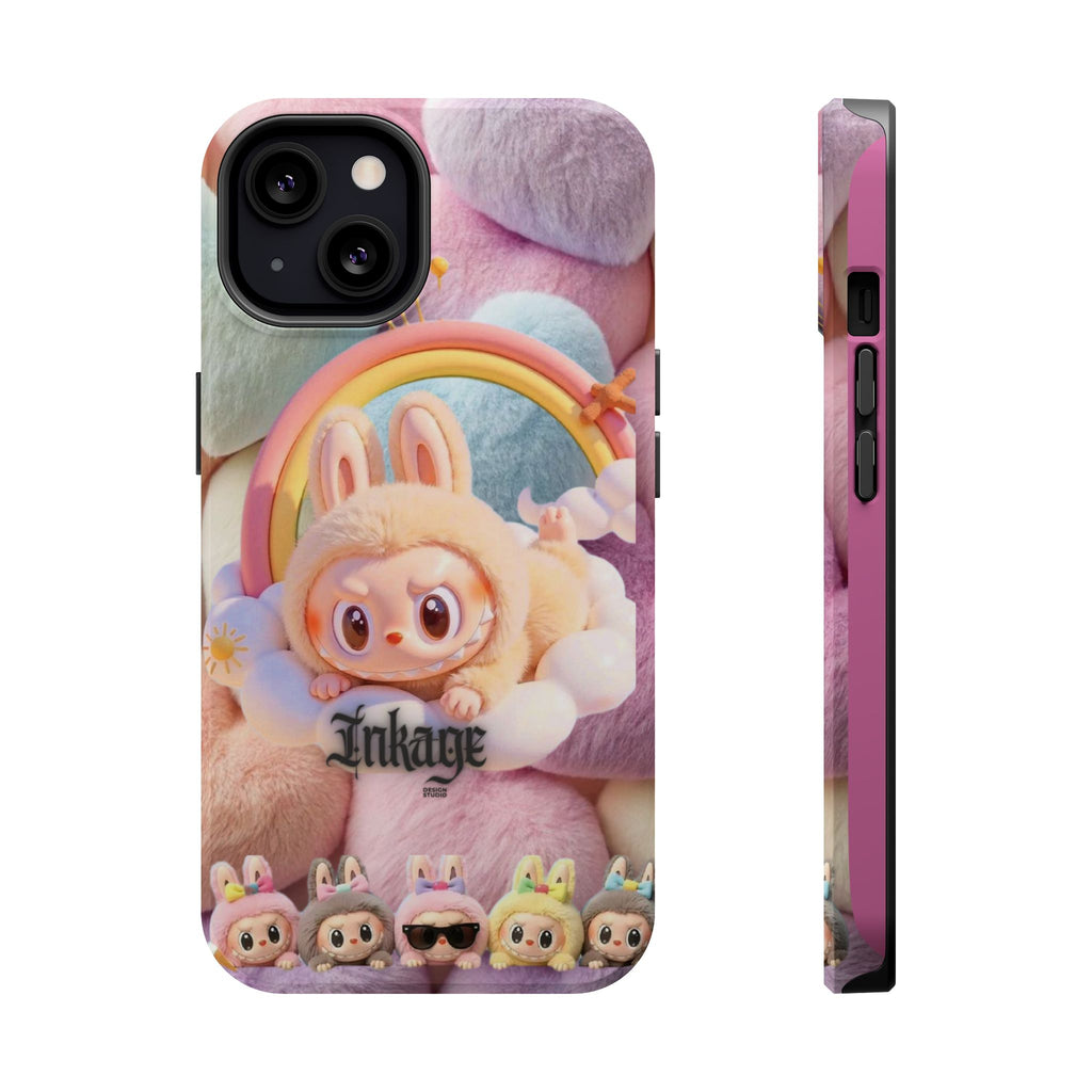 Pastel Rainbow Labubu Magnetic Phone Cases(Animation)