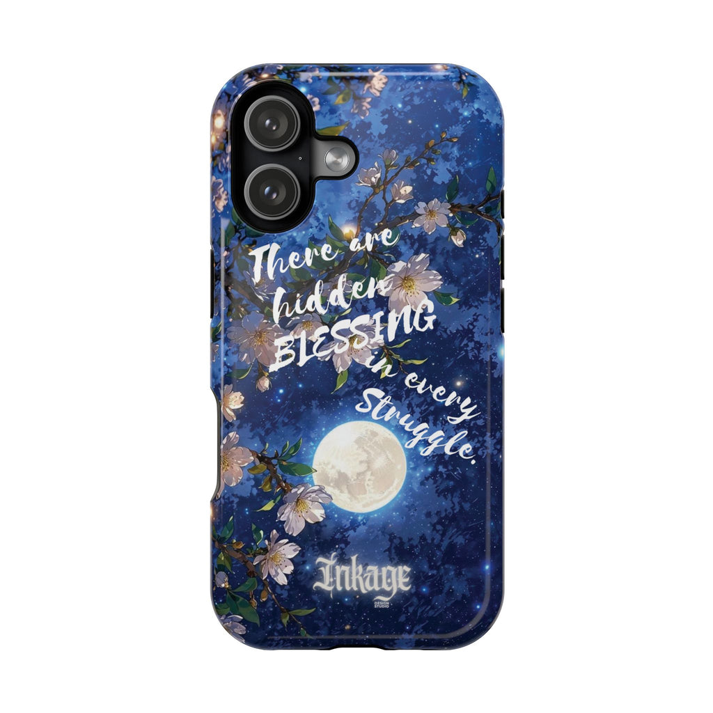 “Moonlit Blessing” Quote Magnetic Phone Cases