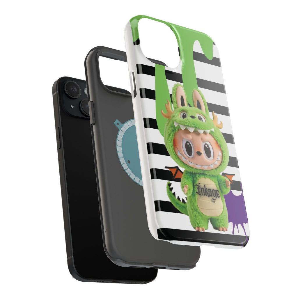 Greenie Labubu Spooky Magnetic Phone Case (Animation)
