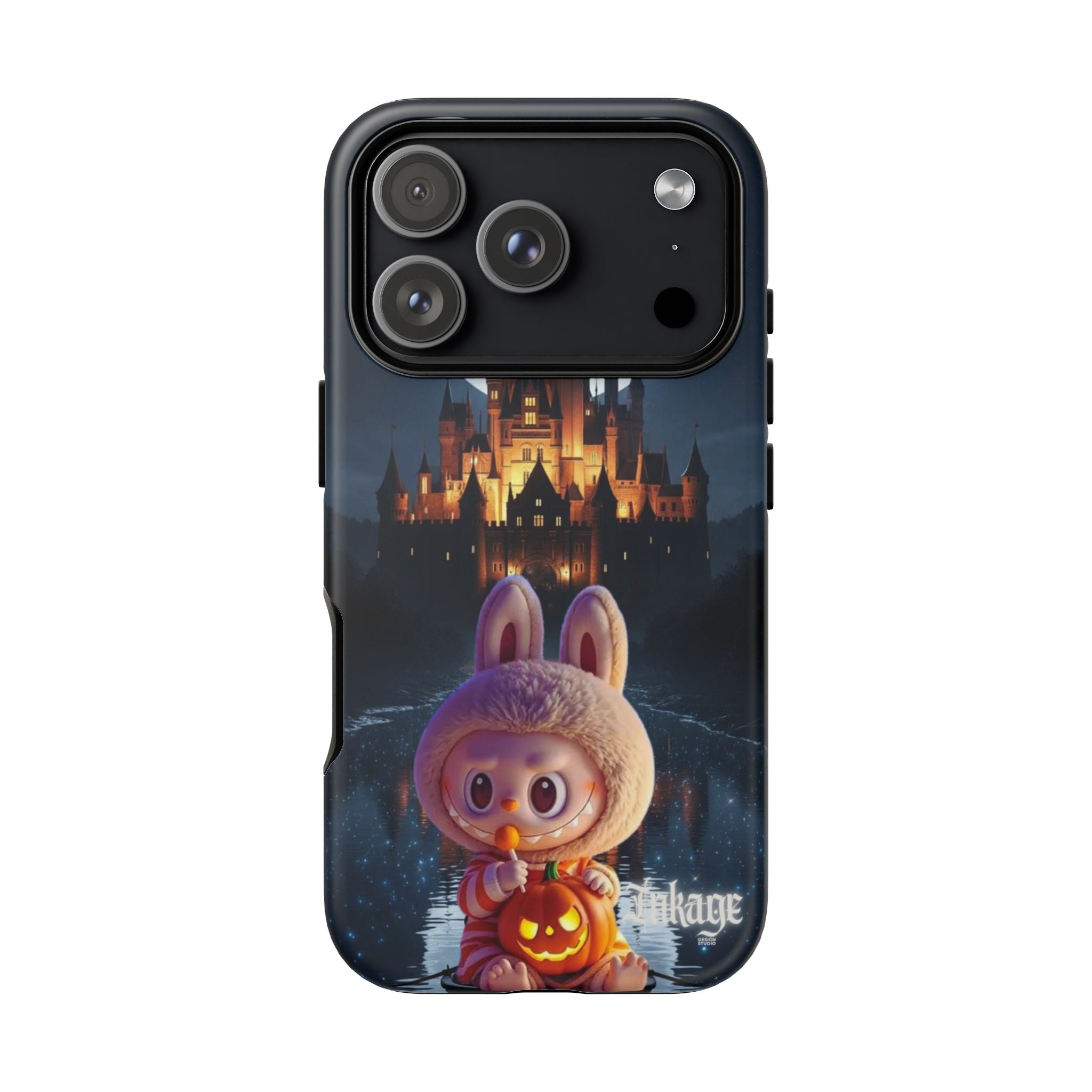 Labubu Halloween On Disney Boat Tough Phone Cases (Season, Animation)