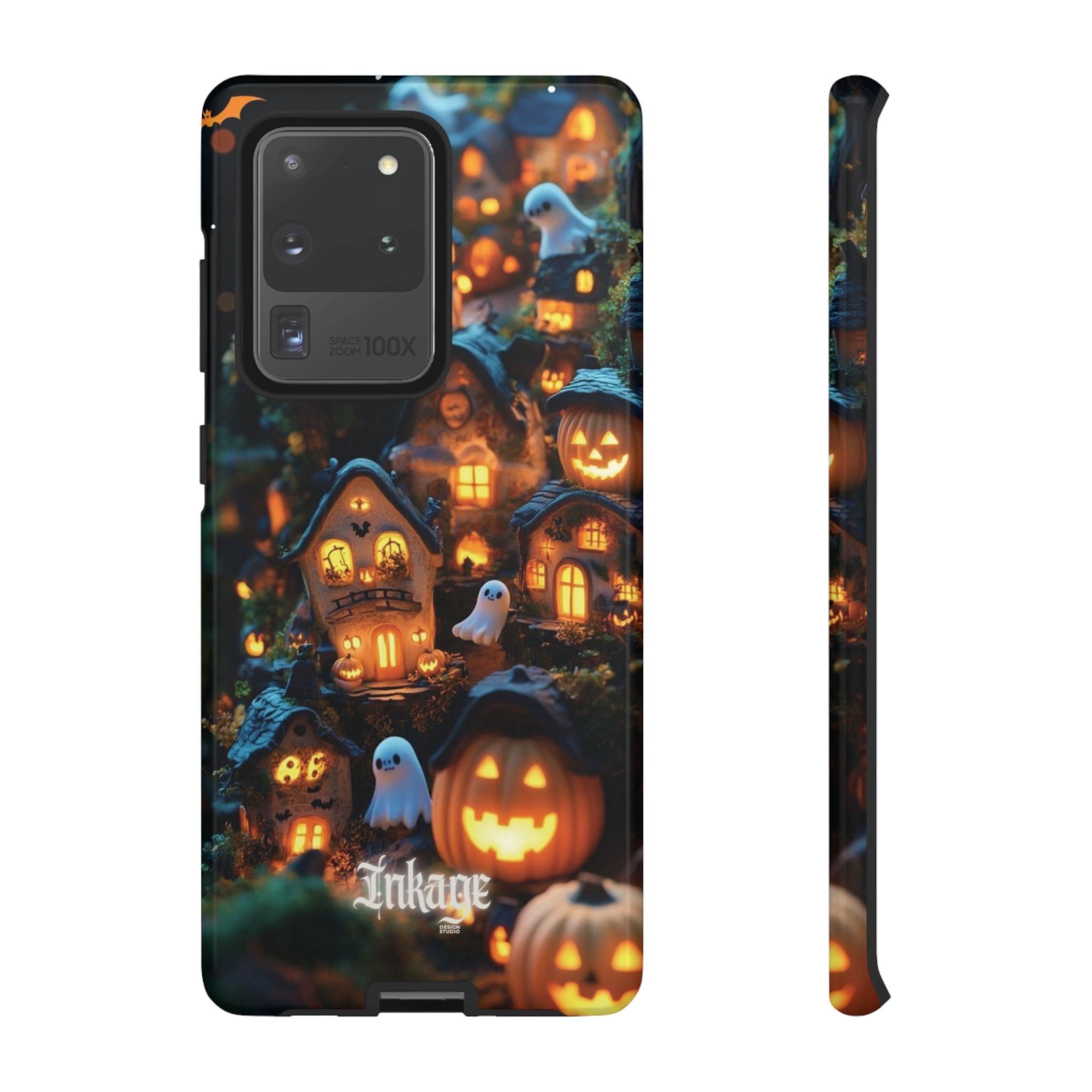 Spooky Pumpkin Village Tough Phone Cases (Season)