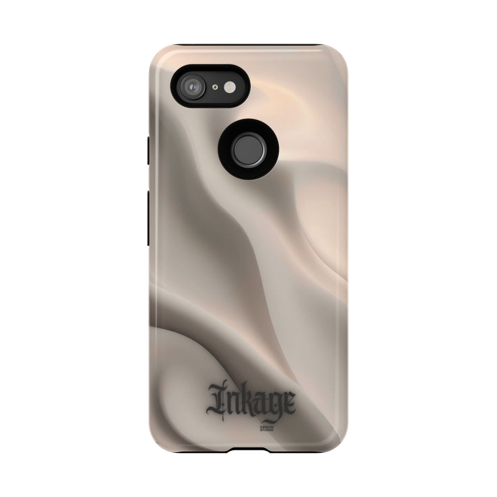 Beige Wavy Flow Tough Phone Case (Minimal)