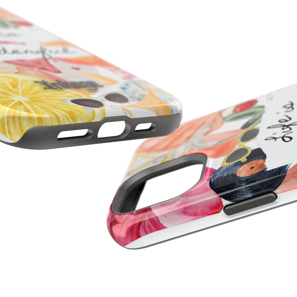 "Life is Wonderful" Quote Magnetic Phone Cases