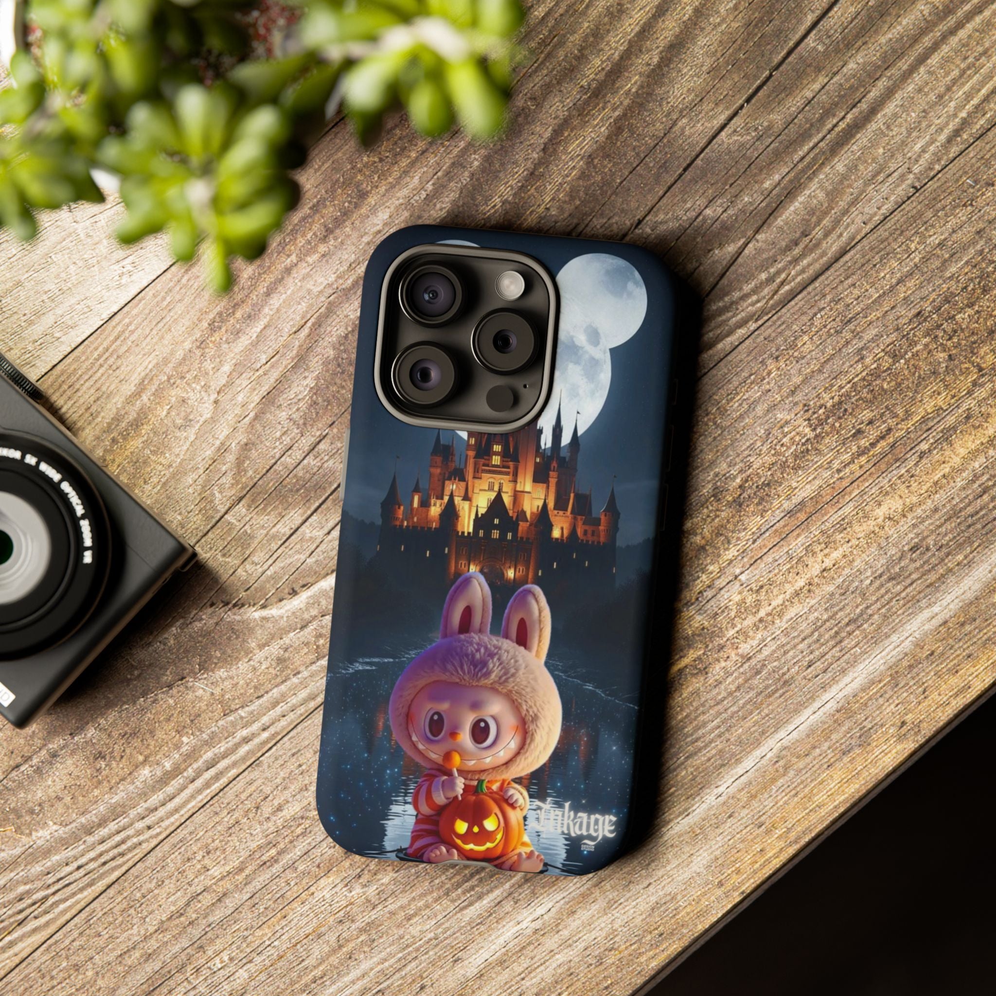 Labubu Halloween On Disney Boat Tough Phone Cases (Season, Animation)