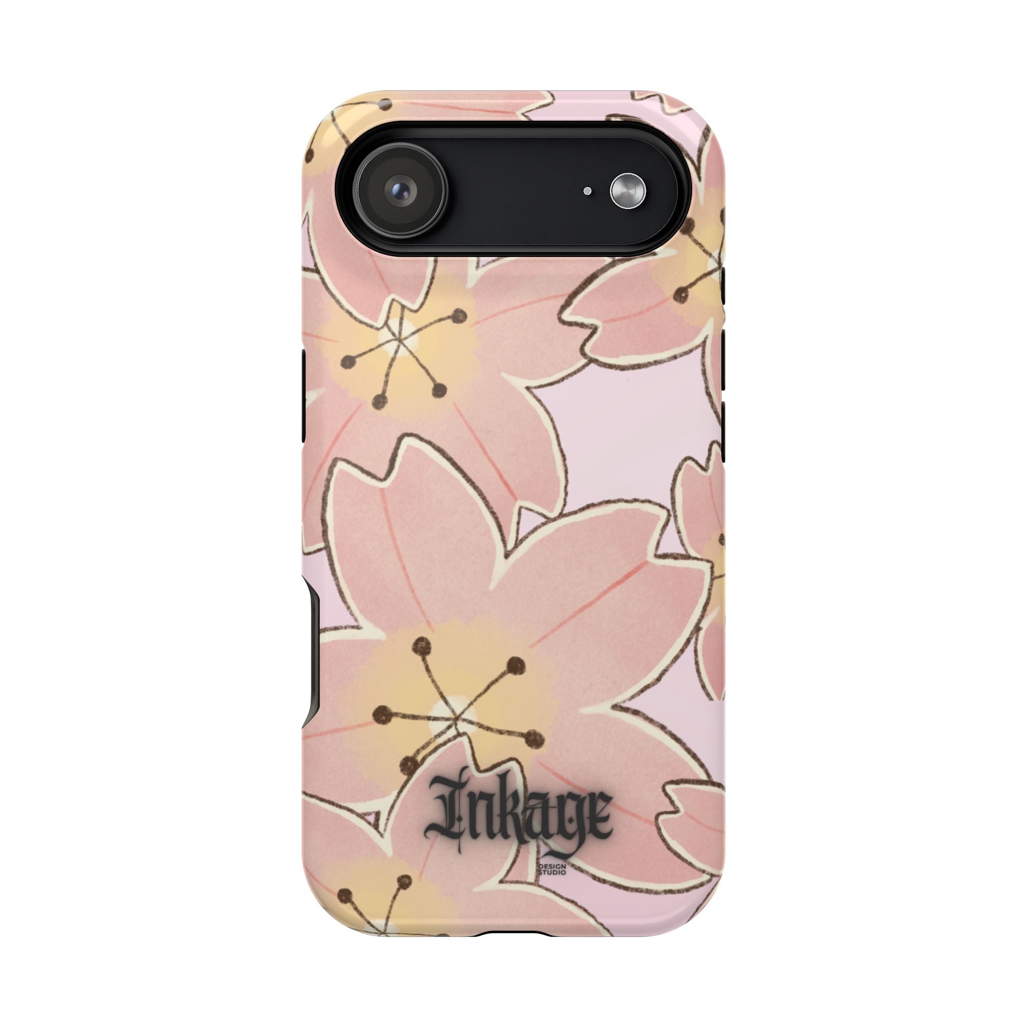 Charming Floral Magnetic Phone Case (Minimal)