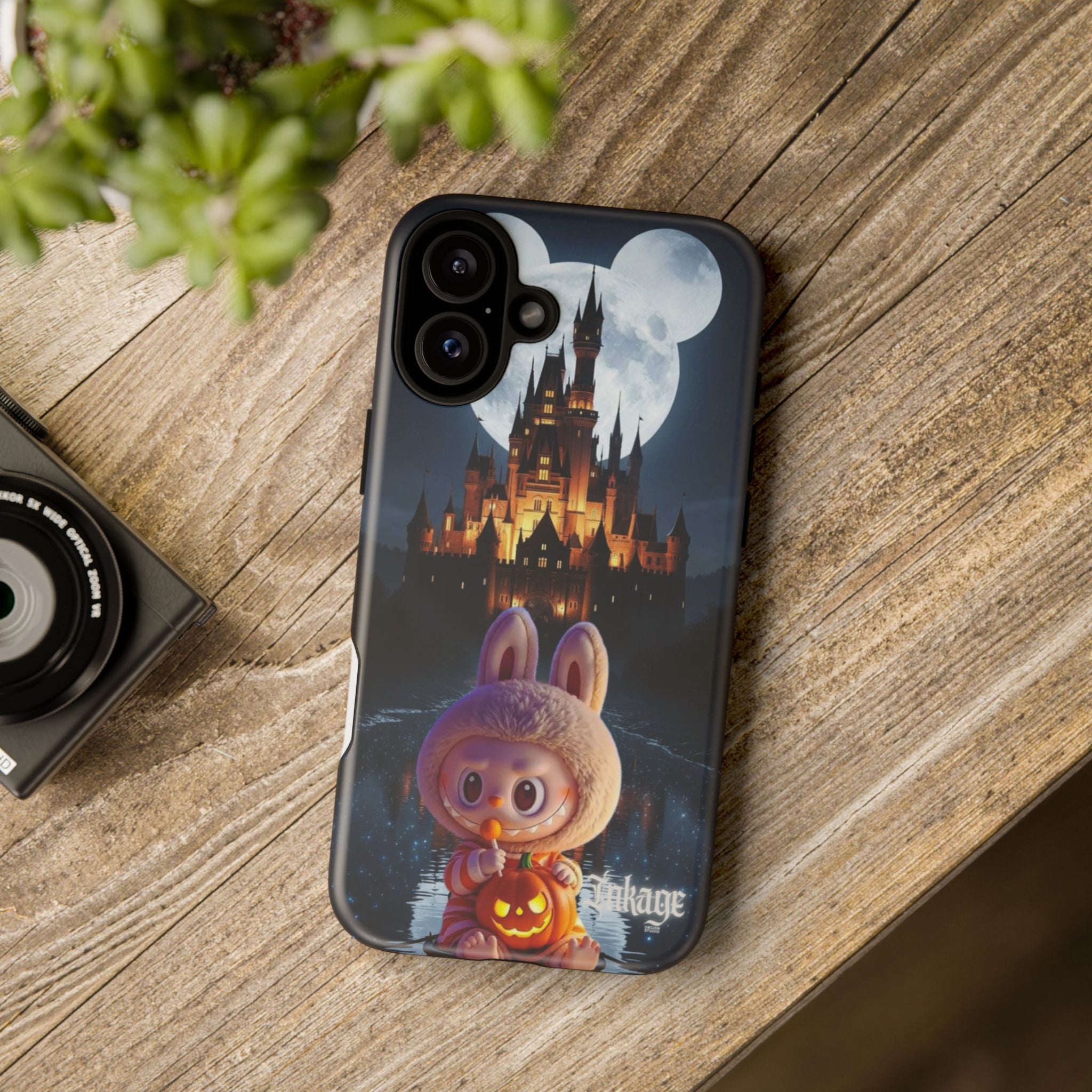 Labubu Halloween On Disney Boat Tough Phone Cases (Season, Animation)