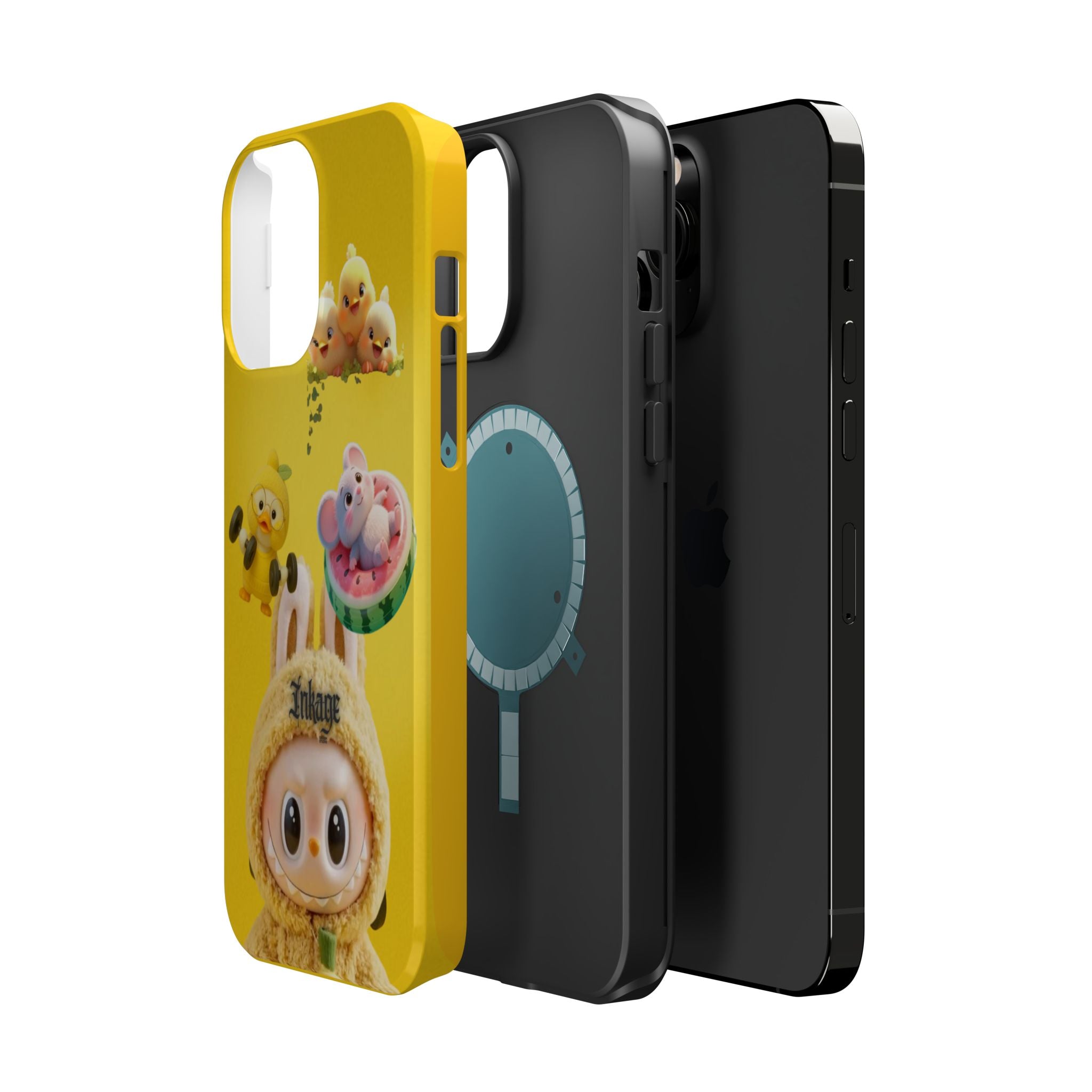 Yellow Cutie Labubu Magnetic Phone Cases (Animation)