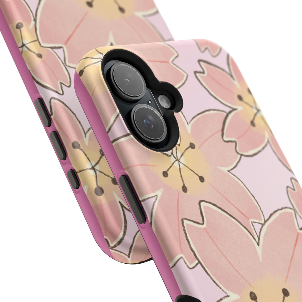 Charming Floral Magnetic Phone Cases (Minimal)