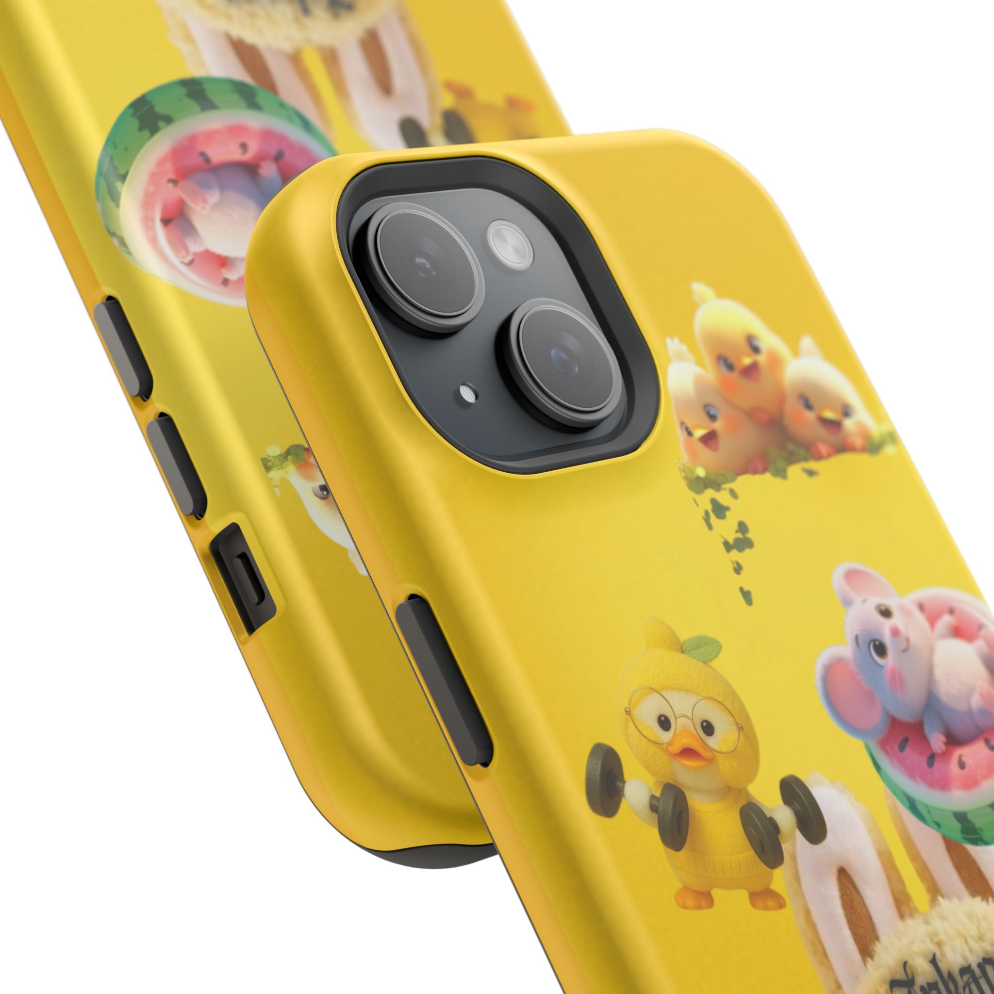 Yellow Cutie Labubu Magnetic Phone Cases (Animation)