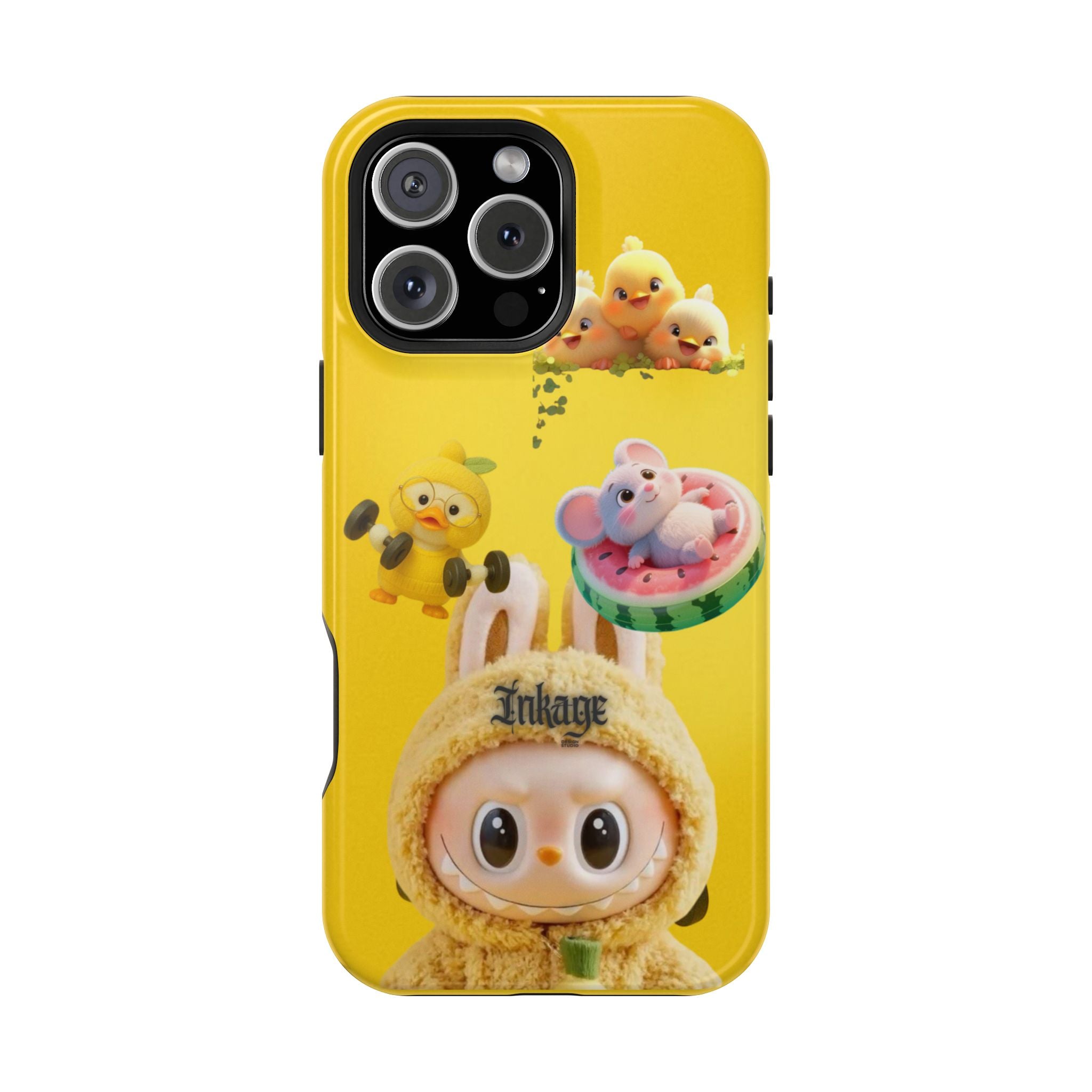 Yellow Cutie Labubu Magnetic Phone Cases (Animation)