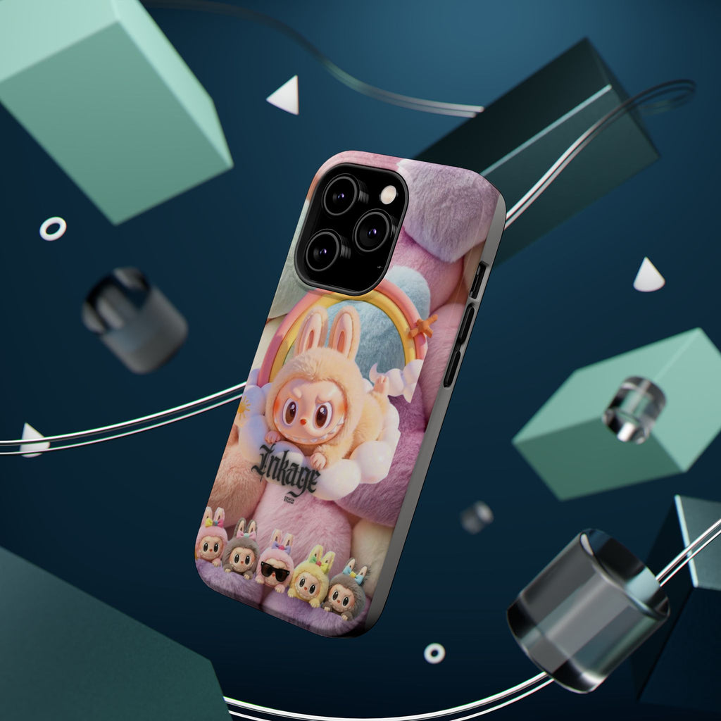 Pastel Rainbow Labubu Magnetic Phone Cases (Animation)