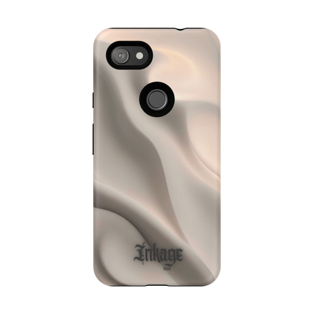 Beige Wavy Flow Tough Phone Case (Minimal)